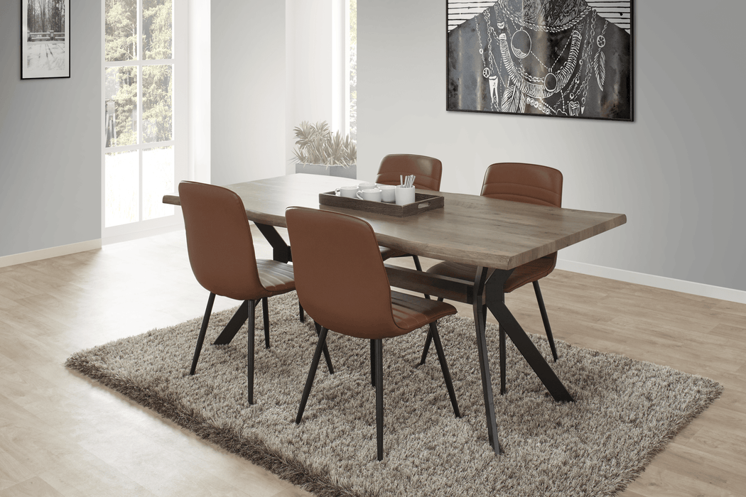 Eettafel free edge - boomstam