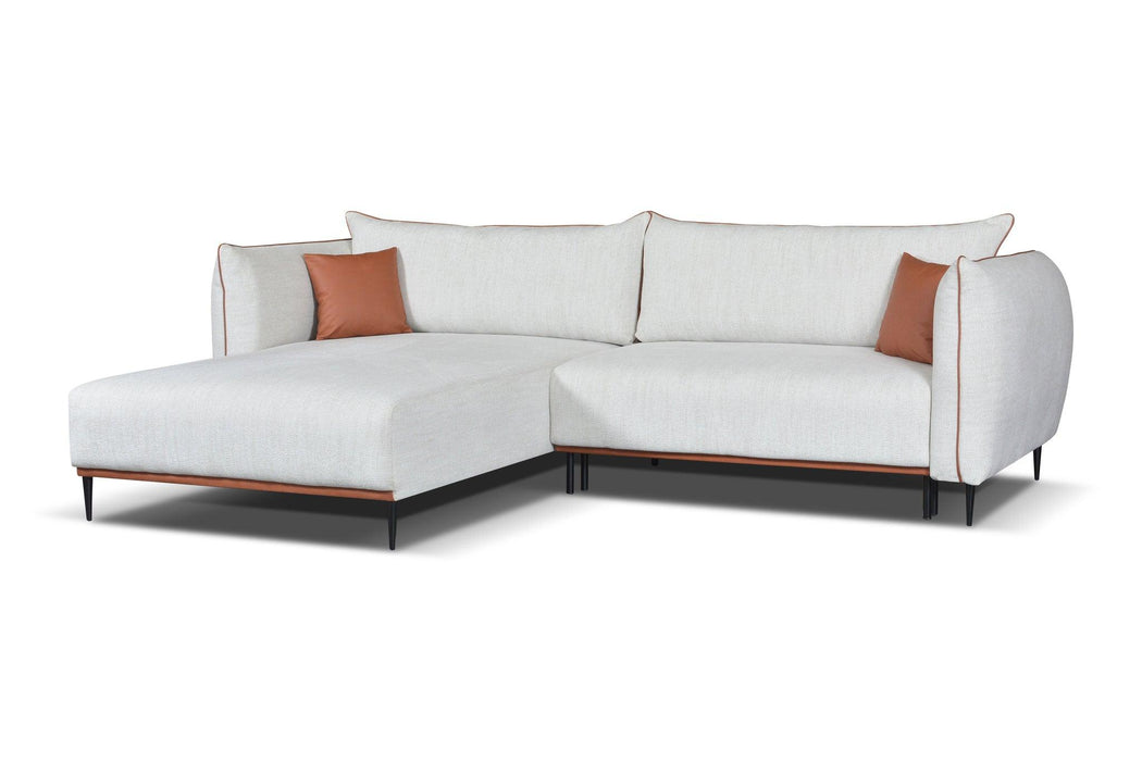 Hoeksalon met slaapfunctie Toscane - Extra brede longchair - Salon - Meubelen Robbrecht