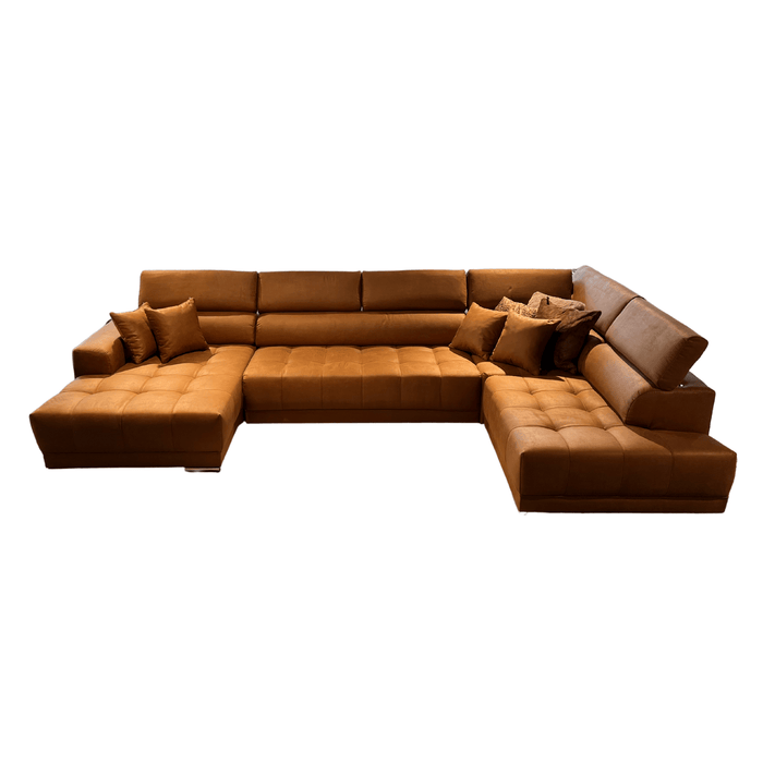 Hoeksalon Termini cognac - Salon - Meubelen Robbrecht