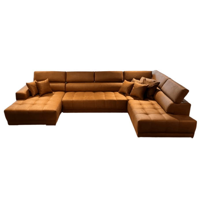 Hoeksalon Termini cognac - Salon - Meubelen Robbrecht