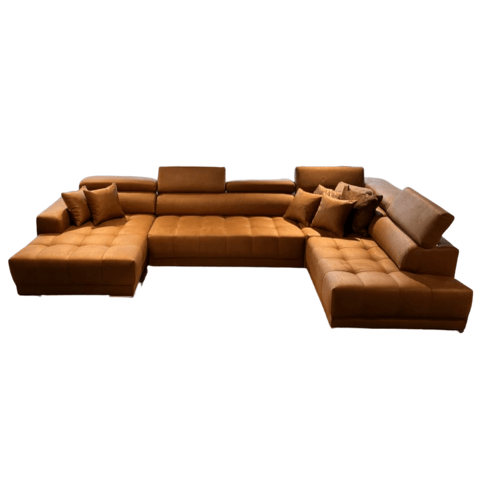 Hoeksalon Termini cognac - Salon - Meubelen Robbrecht