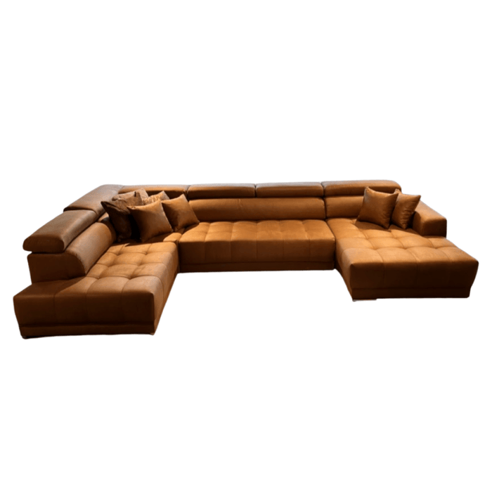 Hoeksalon Termini cognac - Salon - Meubelen Robbrecht