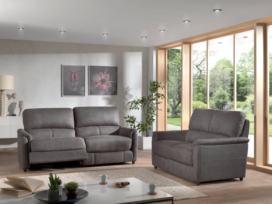 Salon 3-zit met 2 elektrische relaxen + Vaste 2-zit - Salon - Meubelen Robbrecht