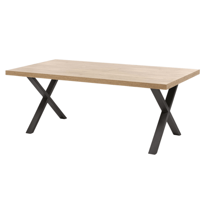 Tafel Otto met X-poot - Eettafel - Meubelen Robbrecht