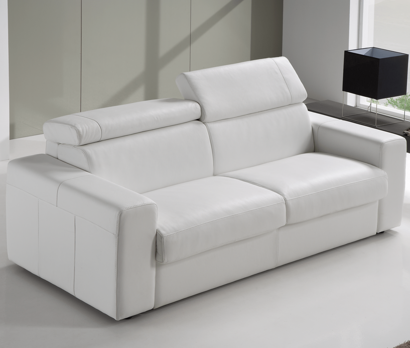 Zetelbed More in italiaans leder - Salon - Meubelen Robbrecht