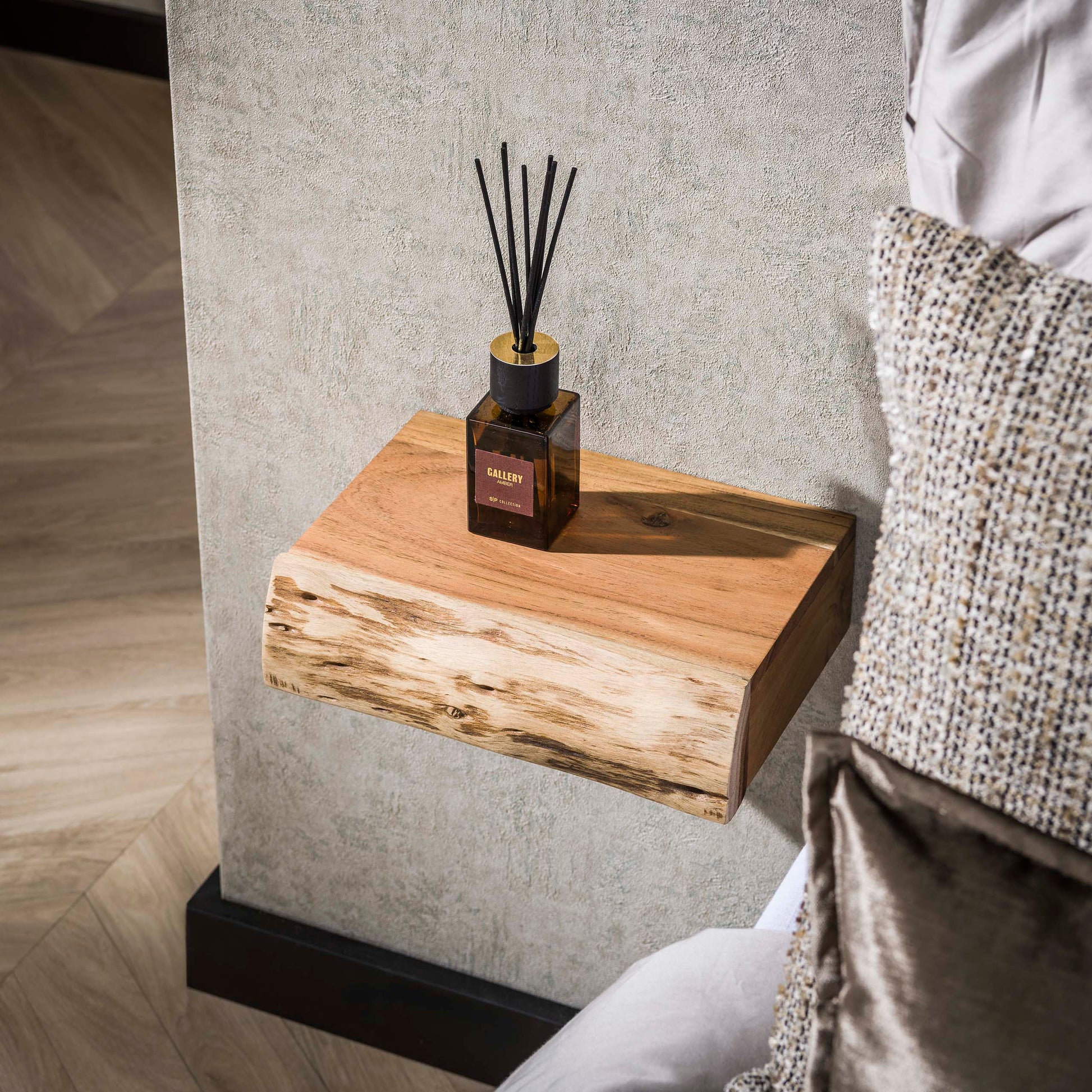 Nachtkastje Tree XS 1 lade set van 2 / Massief acacia – afbeelding 1