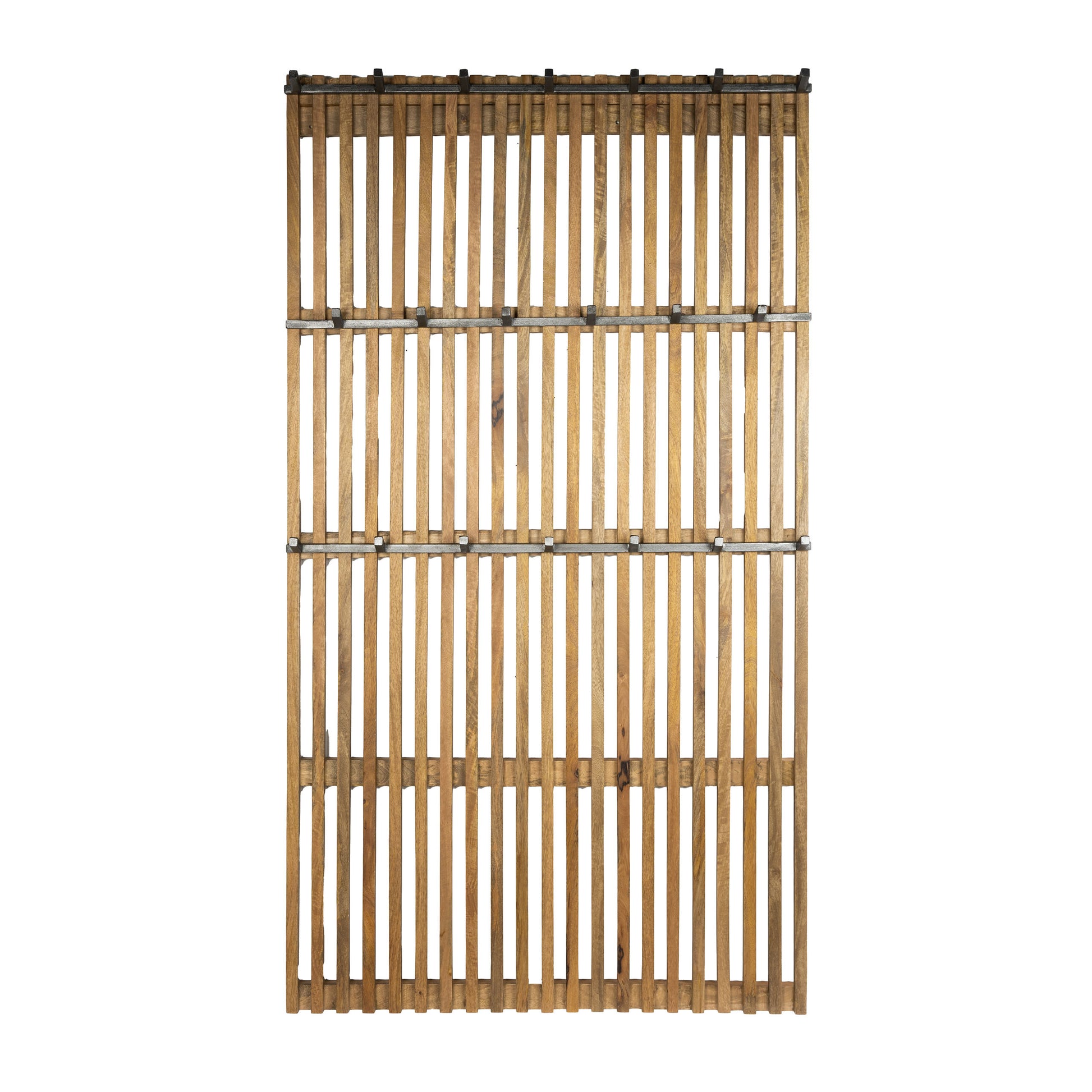 Kapstok Tweak hoog XL 20 haken / Massief mango zand – afbeelding 3