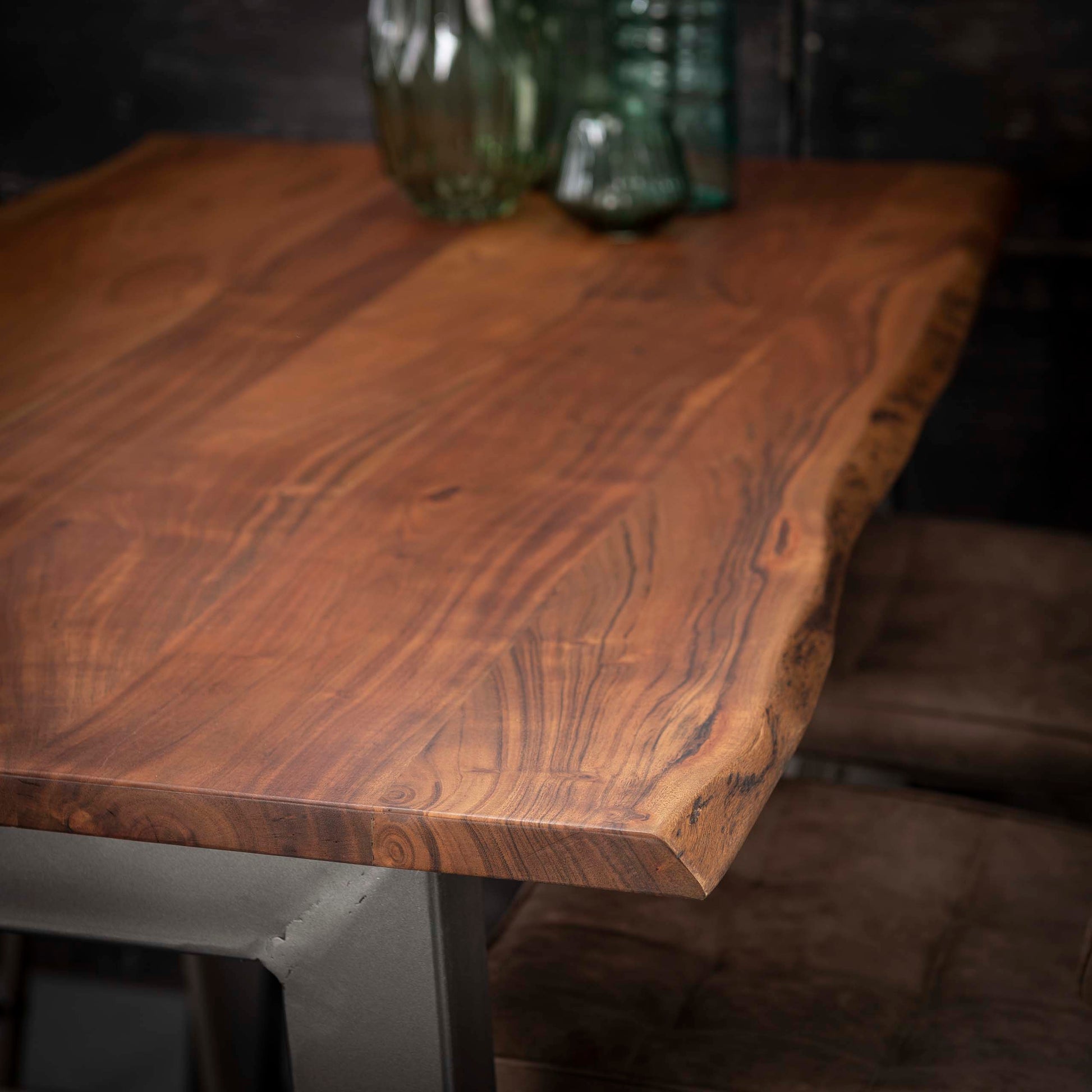 Bartafel Edge 147cm / Massief acacia – afbeelding 3
