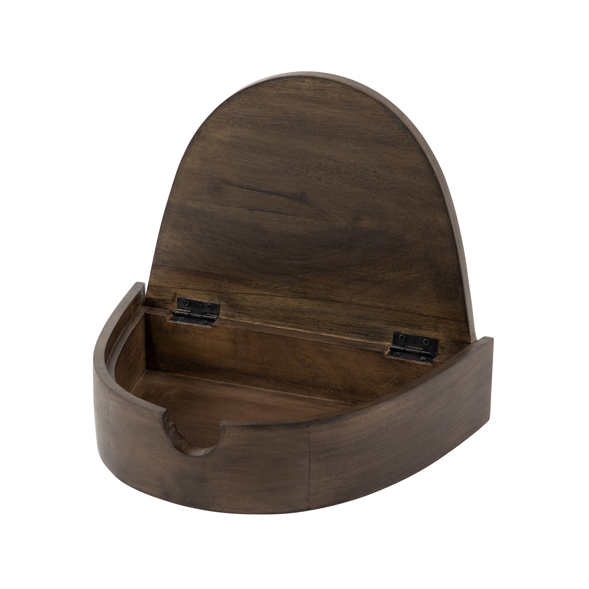 Nachtkastje Cove zwevend 1 lade verpakt per 2 / Massief acacia glaze brown – afbeelding 7