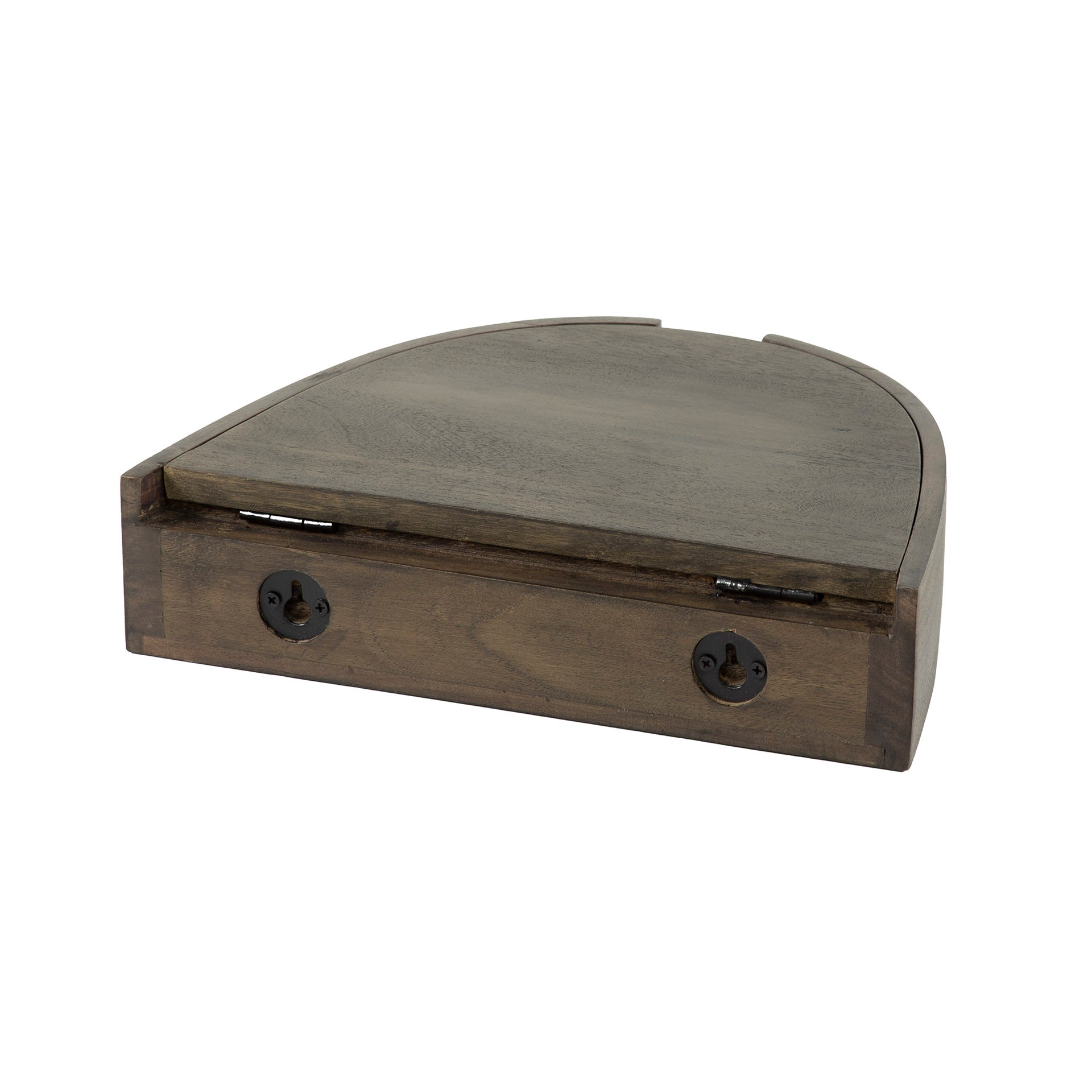 Nachtkastje Cove zwevend 1 lade verpakt per 2 / Massief acacia glaze brown – afbeelding 8