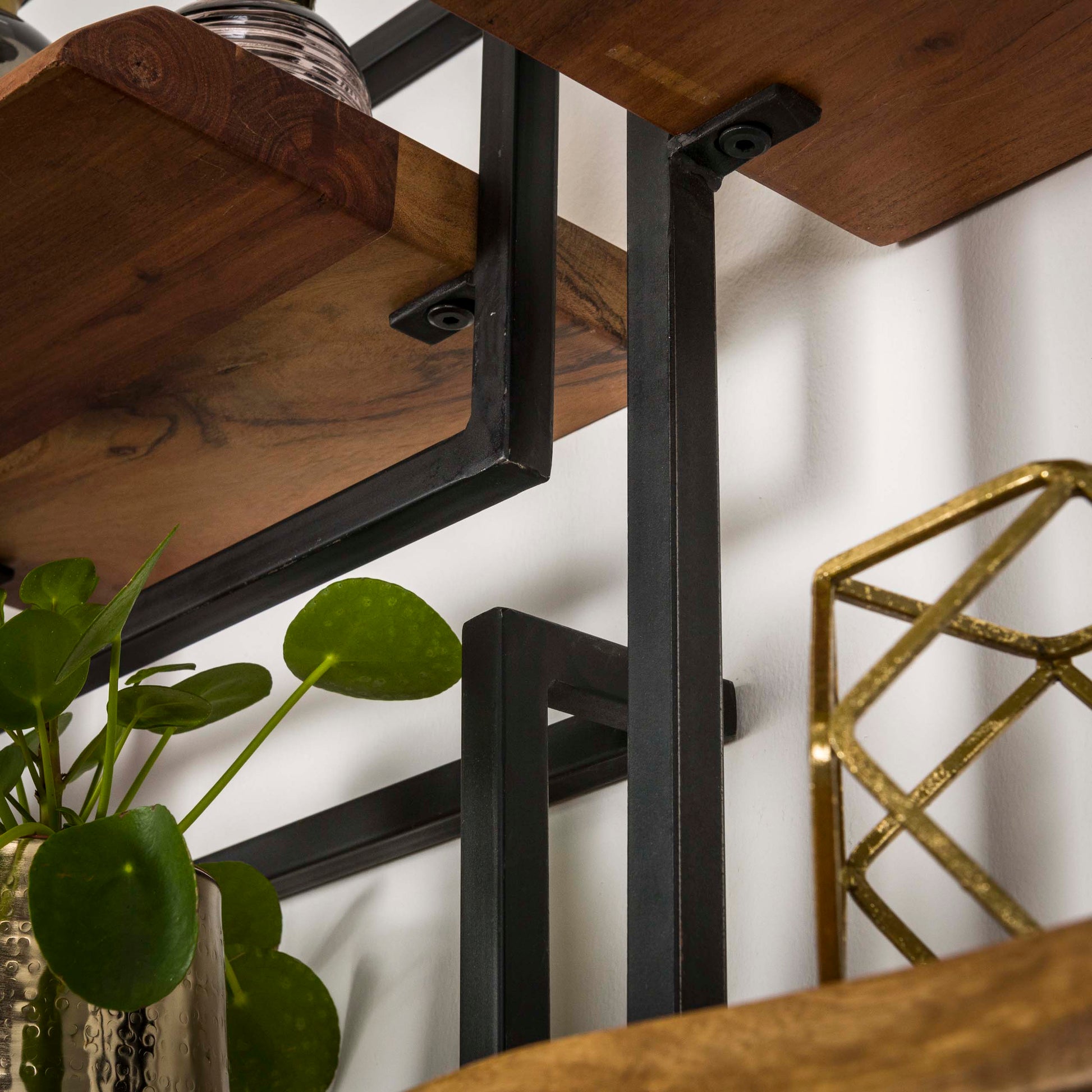 Wandplank Edge Frame 30cm / Massief acacia – afbeelding 6