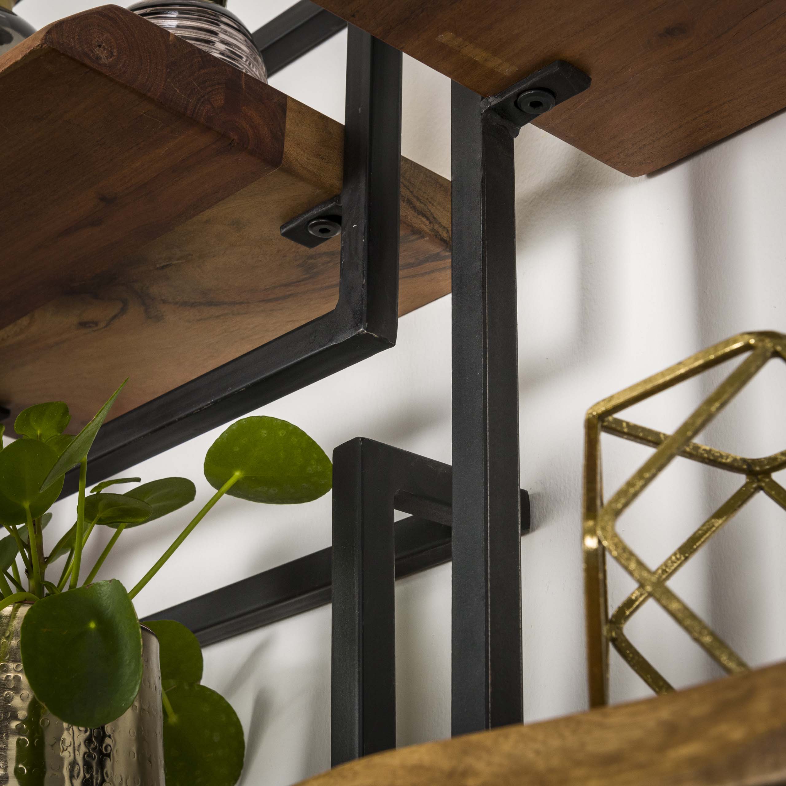 Wandplank Edge Frame 30cm / Massief acacia – afbeelding 6