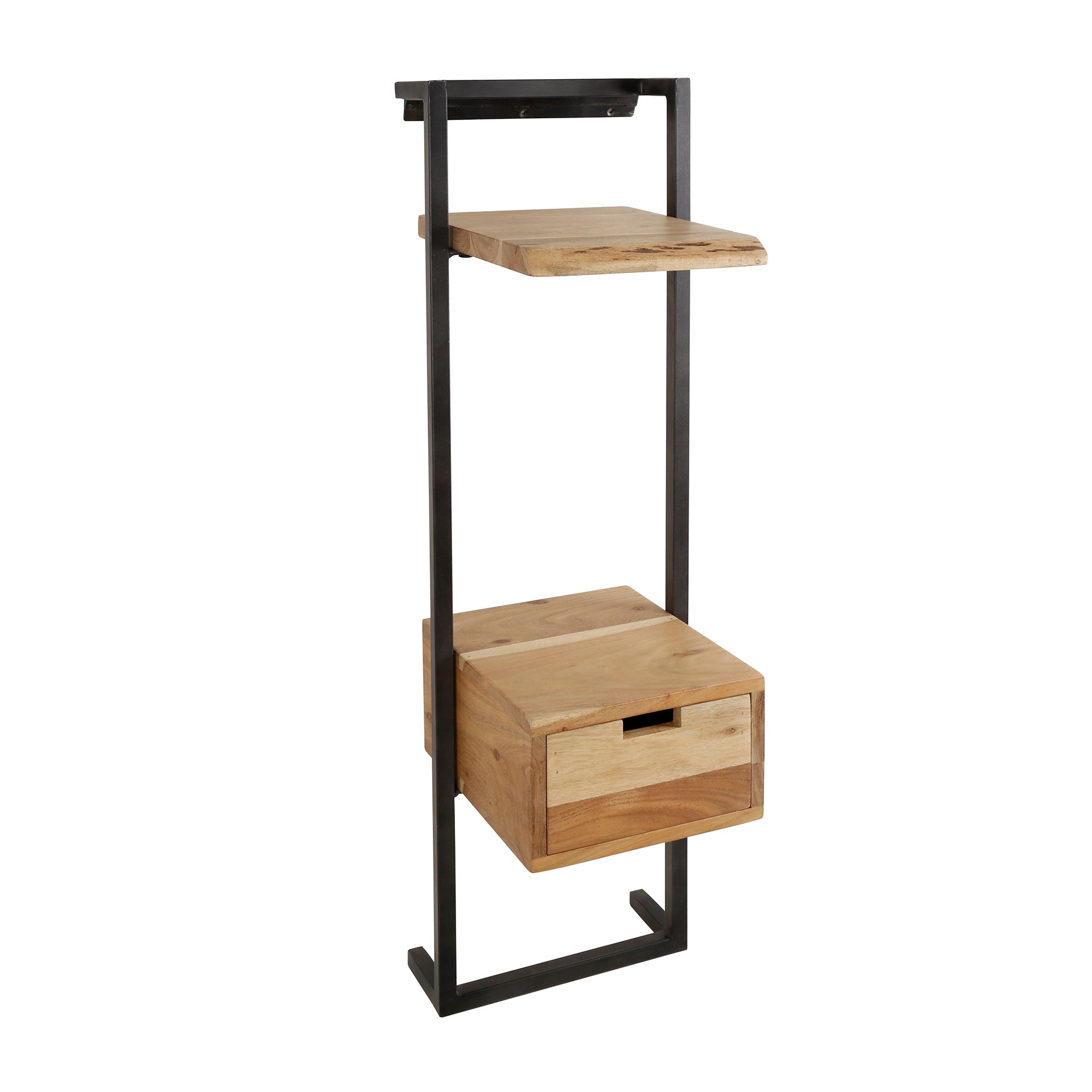 Nachtkastje Air Solid XS 1 lade / Massief acacia – afbeelding 6