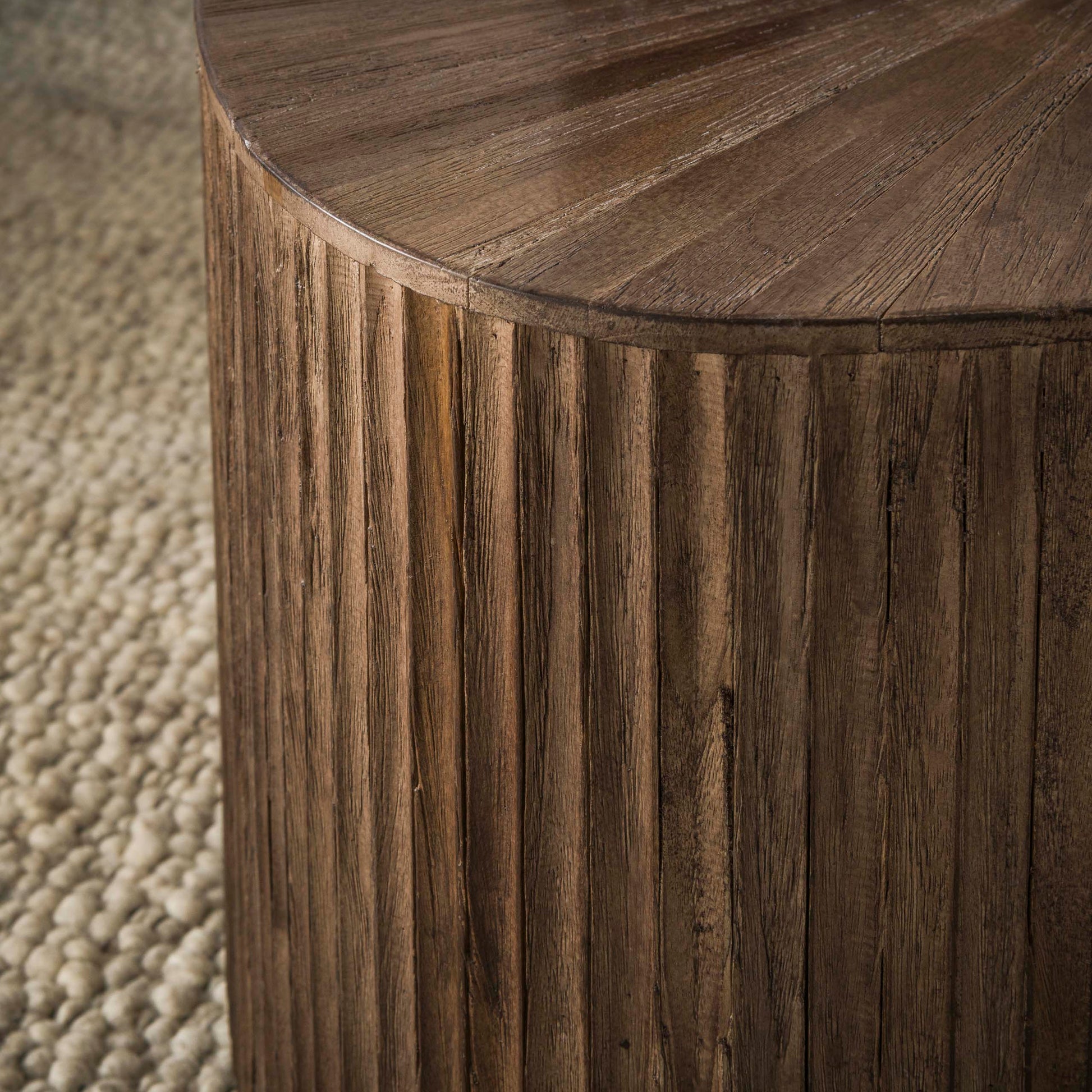 Salontafel Maya Teak vierhoekig set van 2 / Massief teak espresso – afbeelding 3