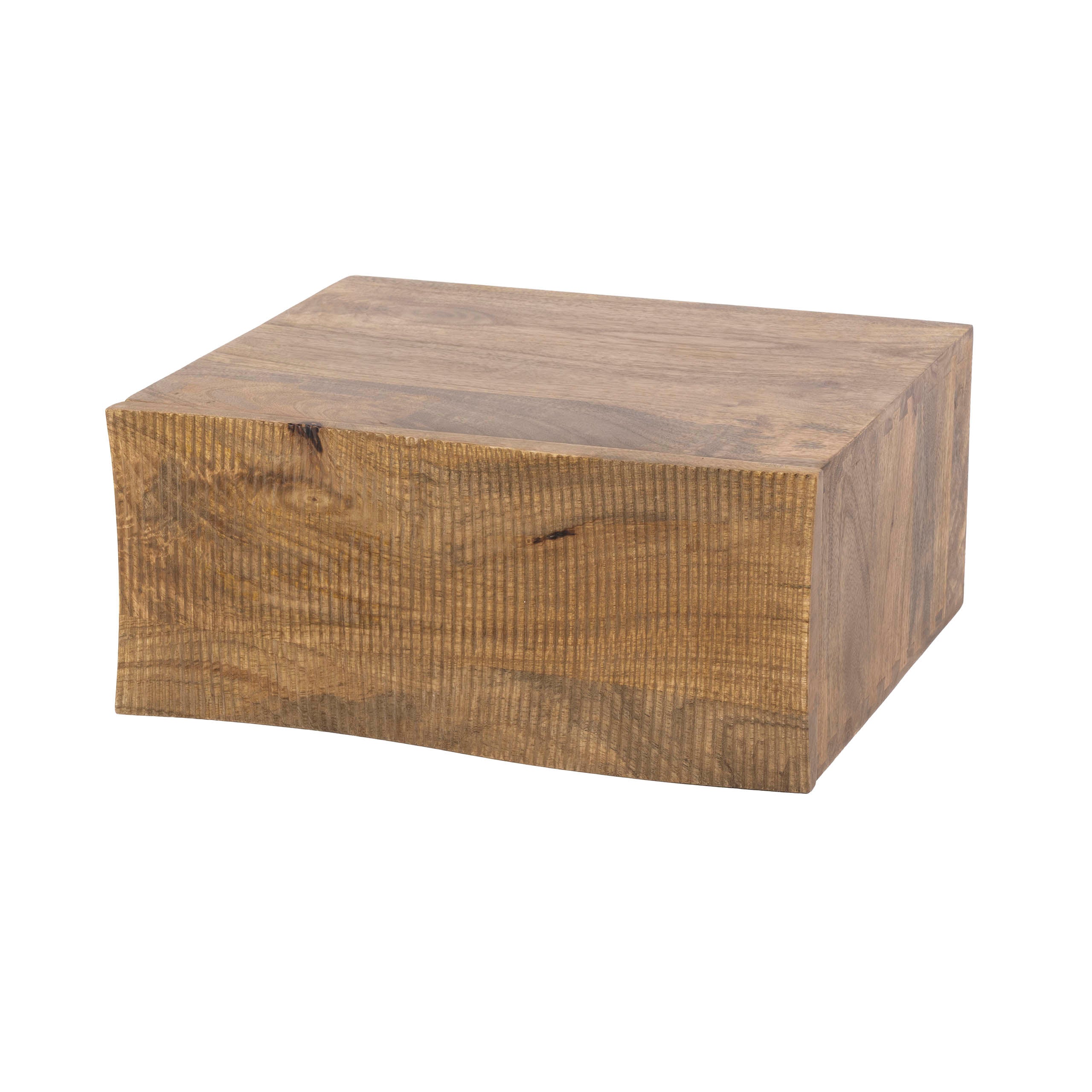 Nachtkastje Ocean zwevend 1 lade / Massief mango zand – afbeelding 5