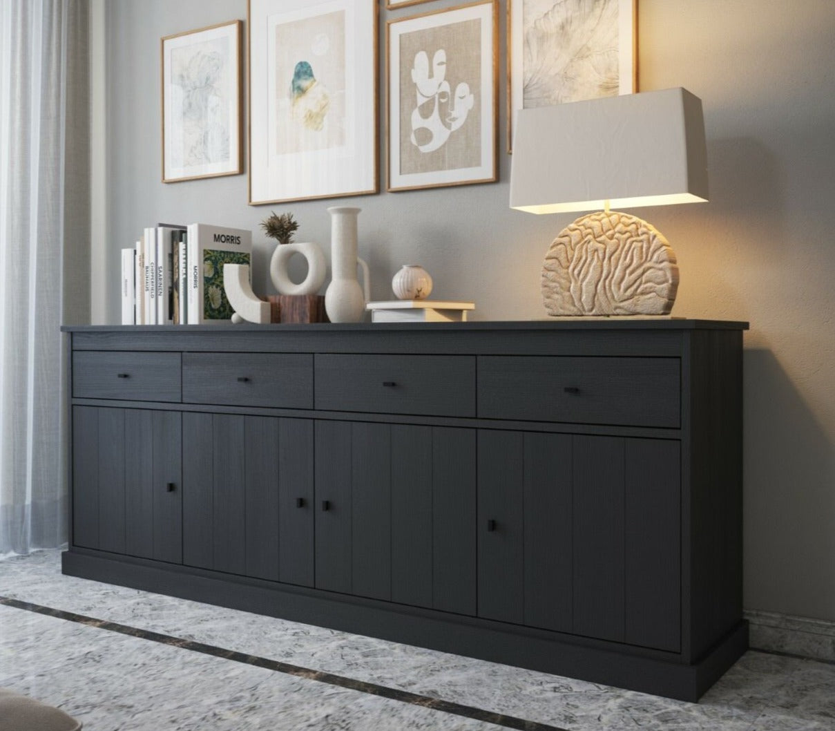 Dressoir Jan - Donkere eik