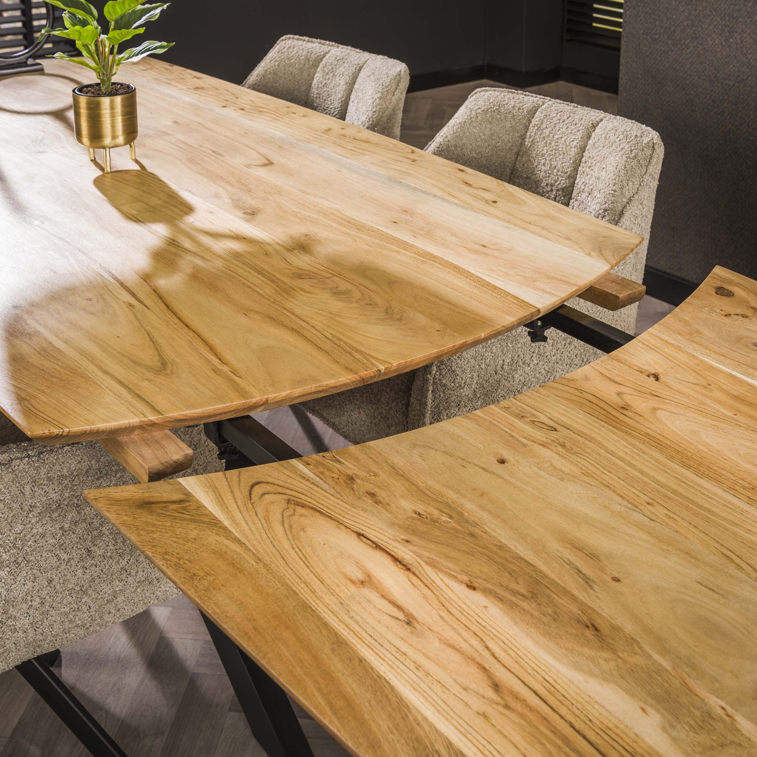 Eettafel Extend 175/275cm / Massief acacia – afbeelding 3
