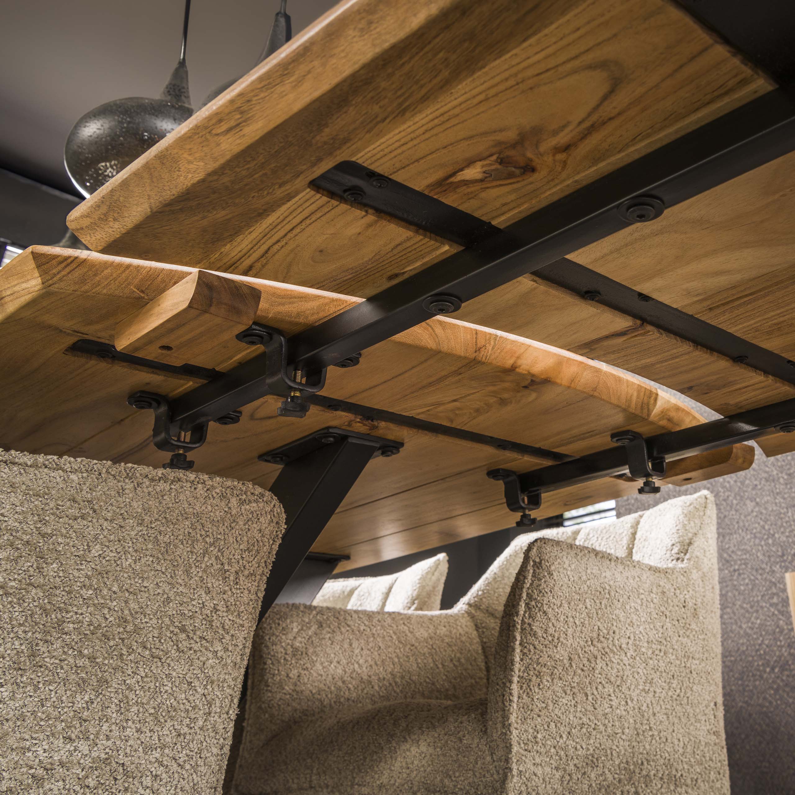 Eettafel Extend 175/275cm / Massief acacia – afbeelding 4