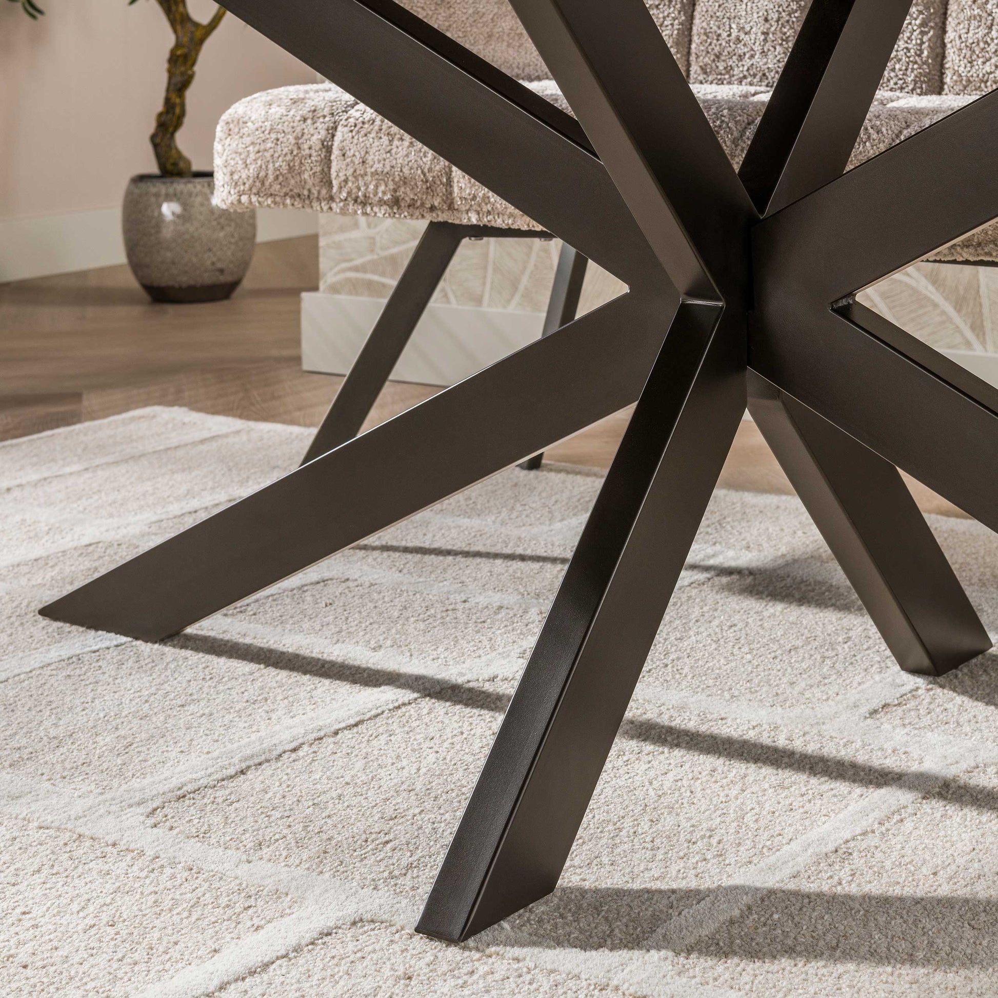 Eettafel Arhus Solid deens ovaal 215cm / Massief acacia – afbeelding 5