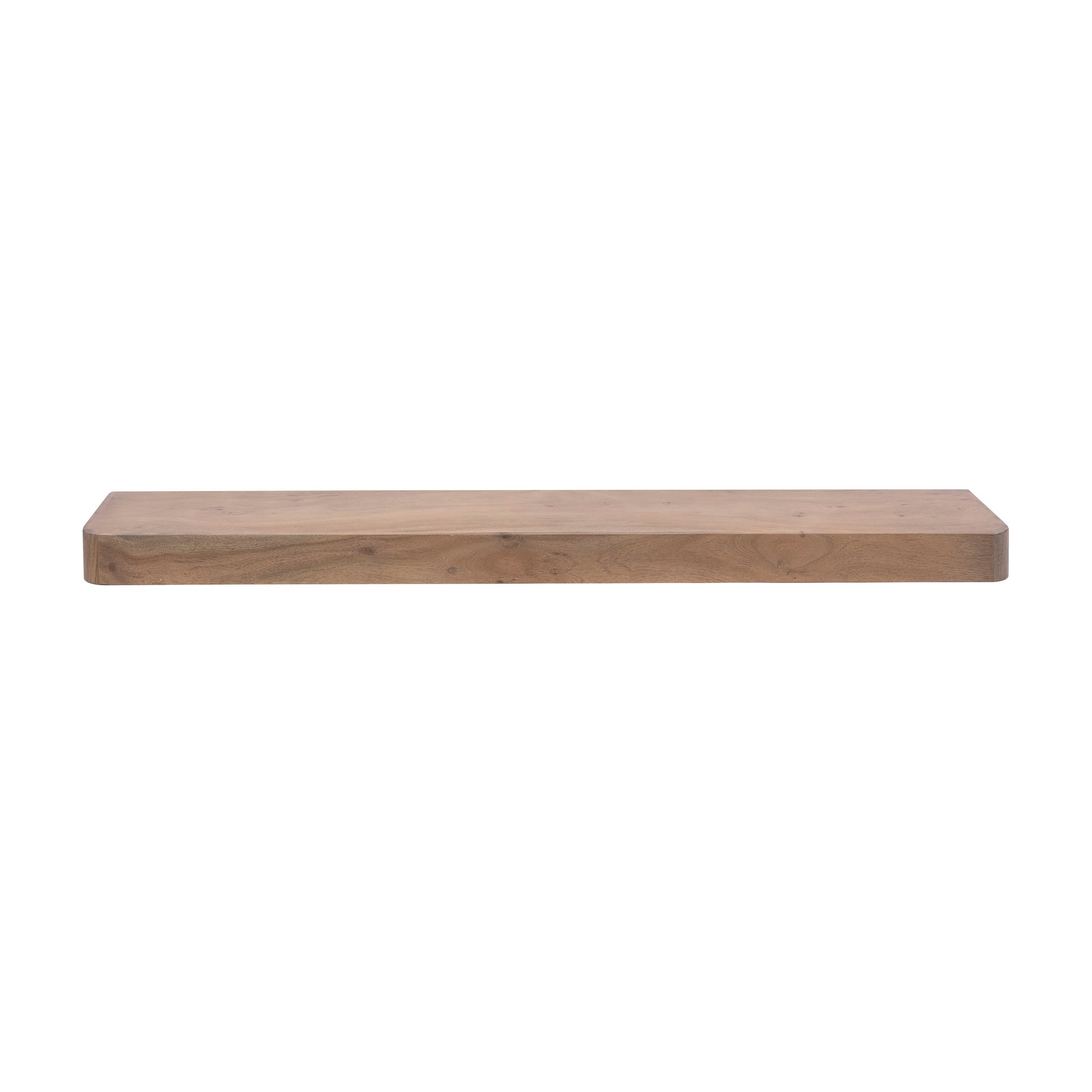Wandplank Carve 150cm / Massief acacia bruin – afbeelding 3
