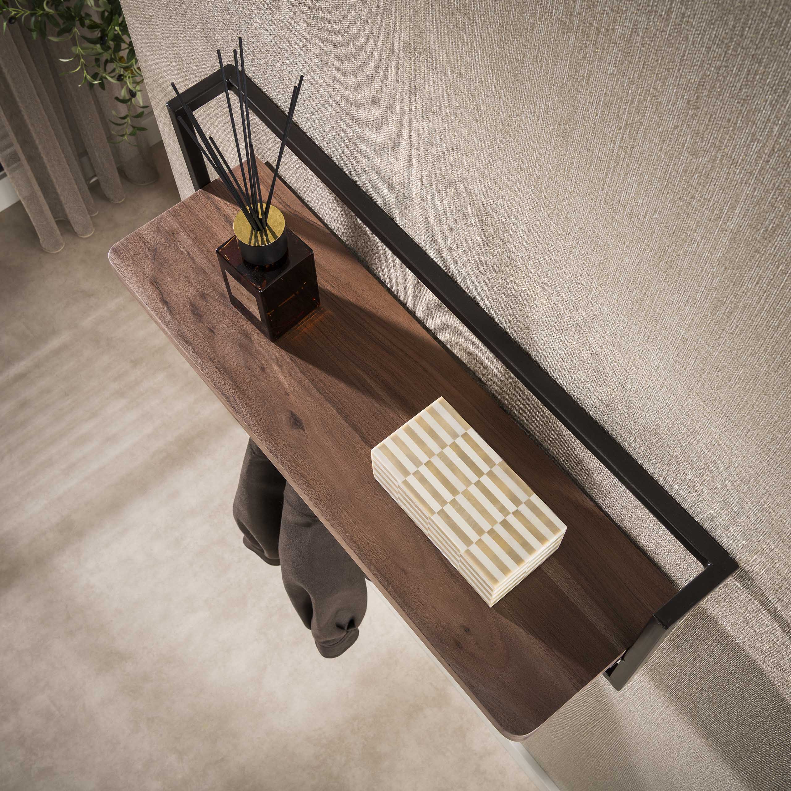 Kapstok Air Pure 6 haken / Massief acacia bruin – afbeelding 3