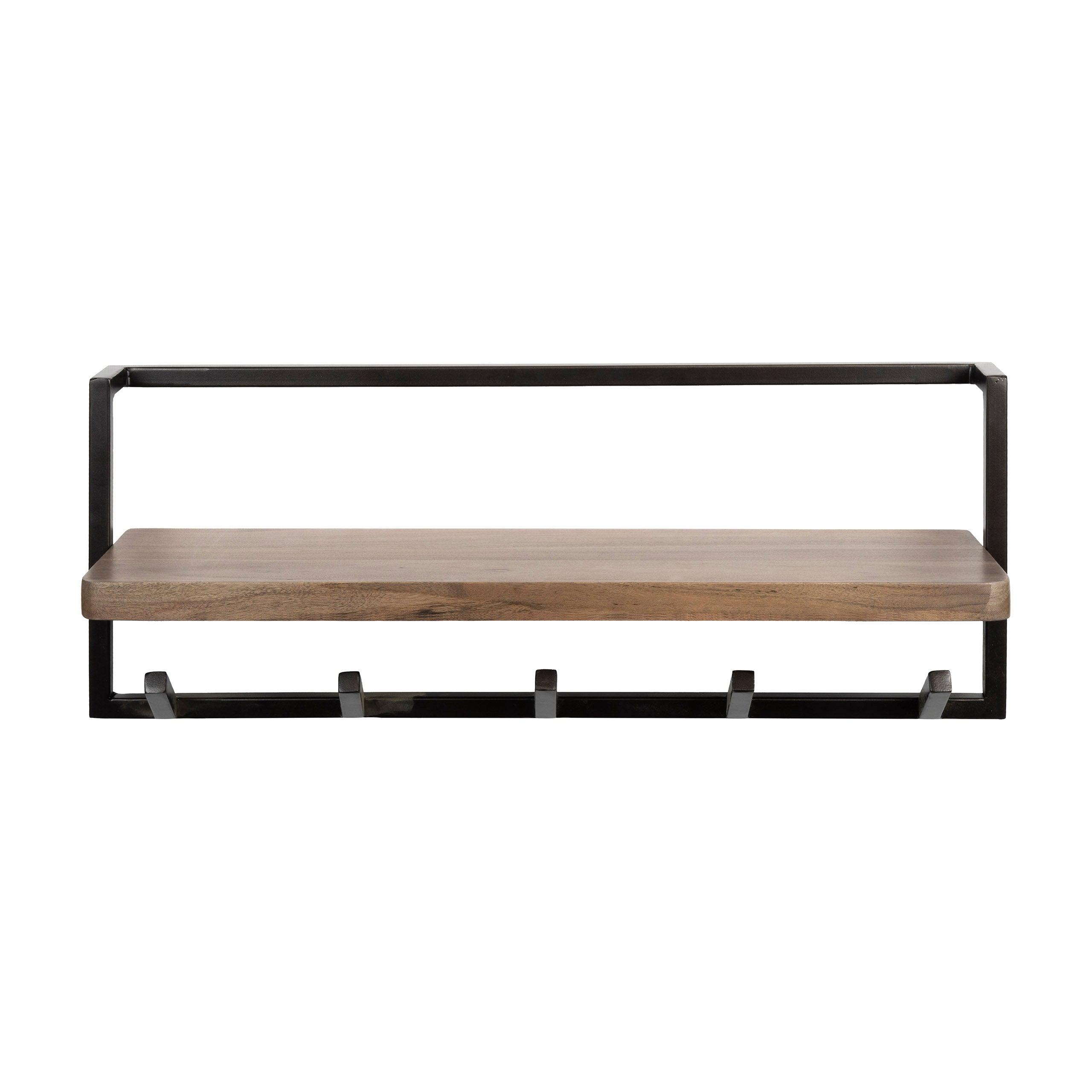 Kapstok Air Pure 6 haken / Massief acacia bruin – afbeelding 4
