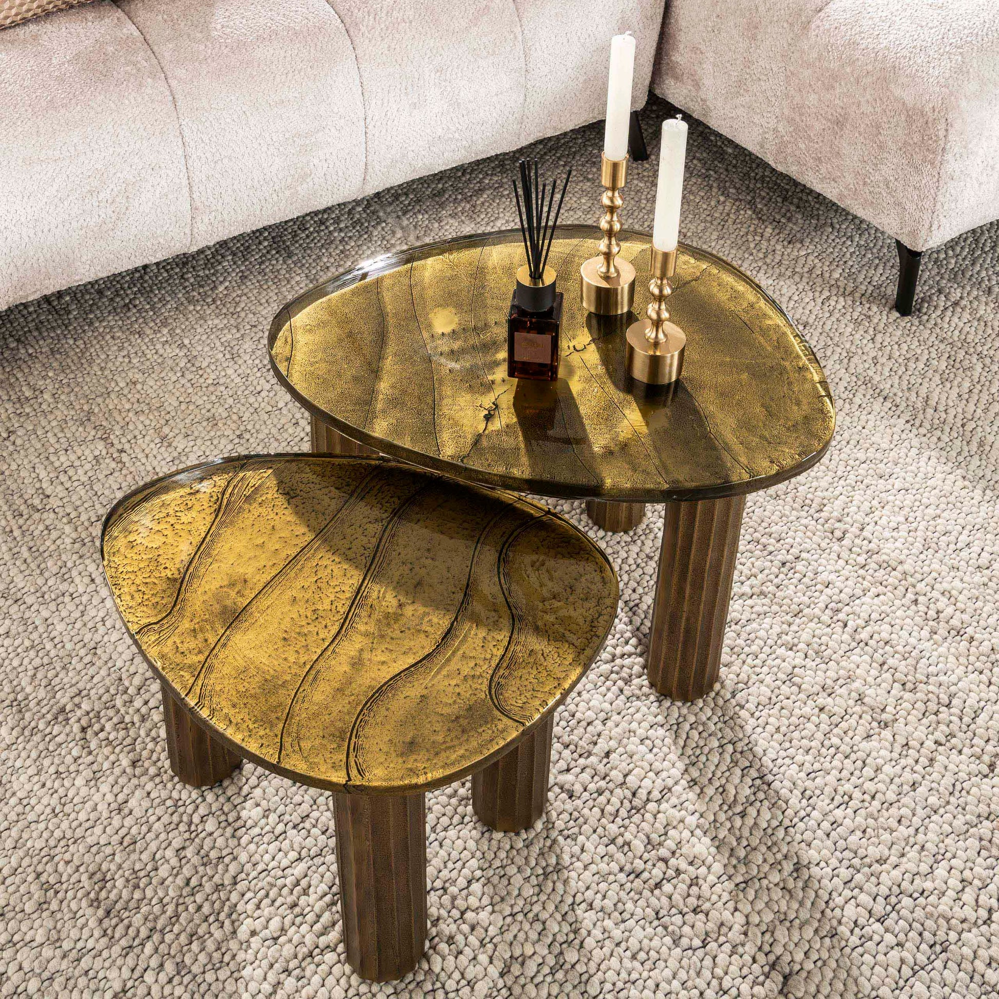 Salontafel Eclipse S / Antiek goud – afbeelding 5