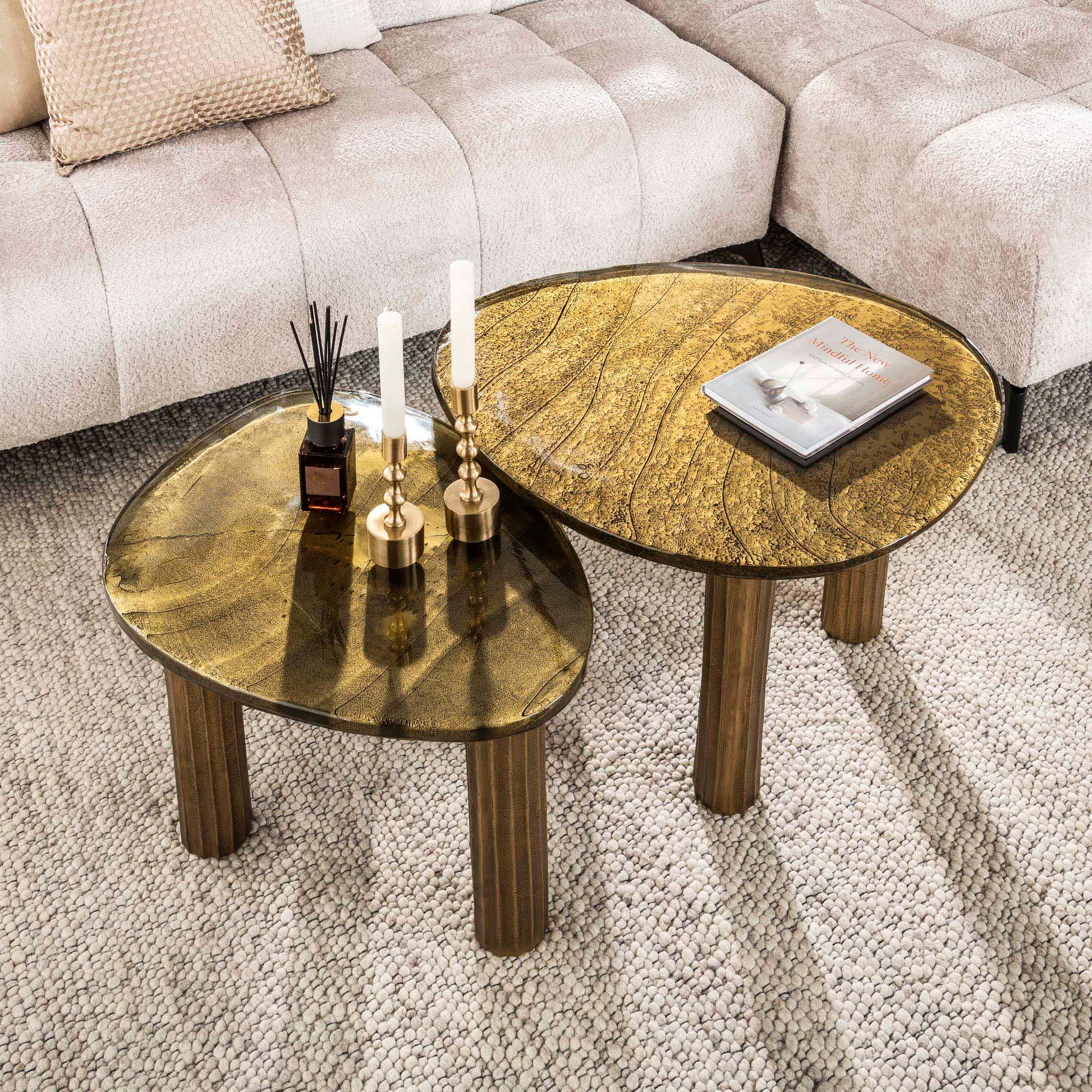 Salontafel Eclipse M / Antiek goud – afbeelding 7