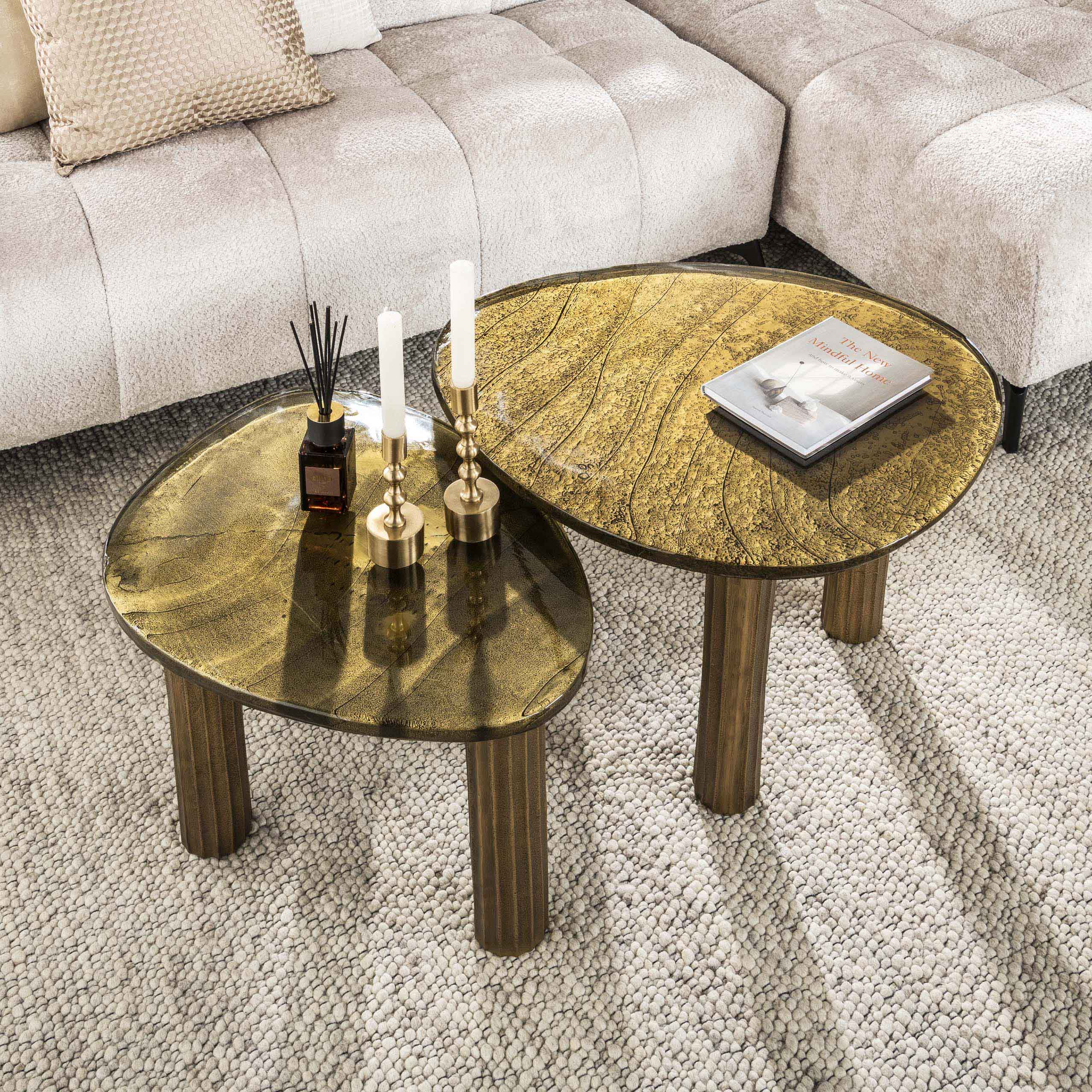 Salontafel Eclipse M / Antiek goud – afbeelding 7