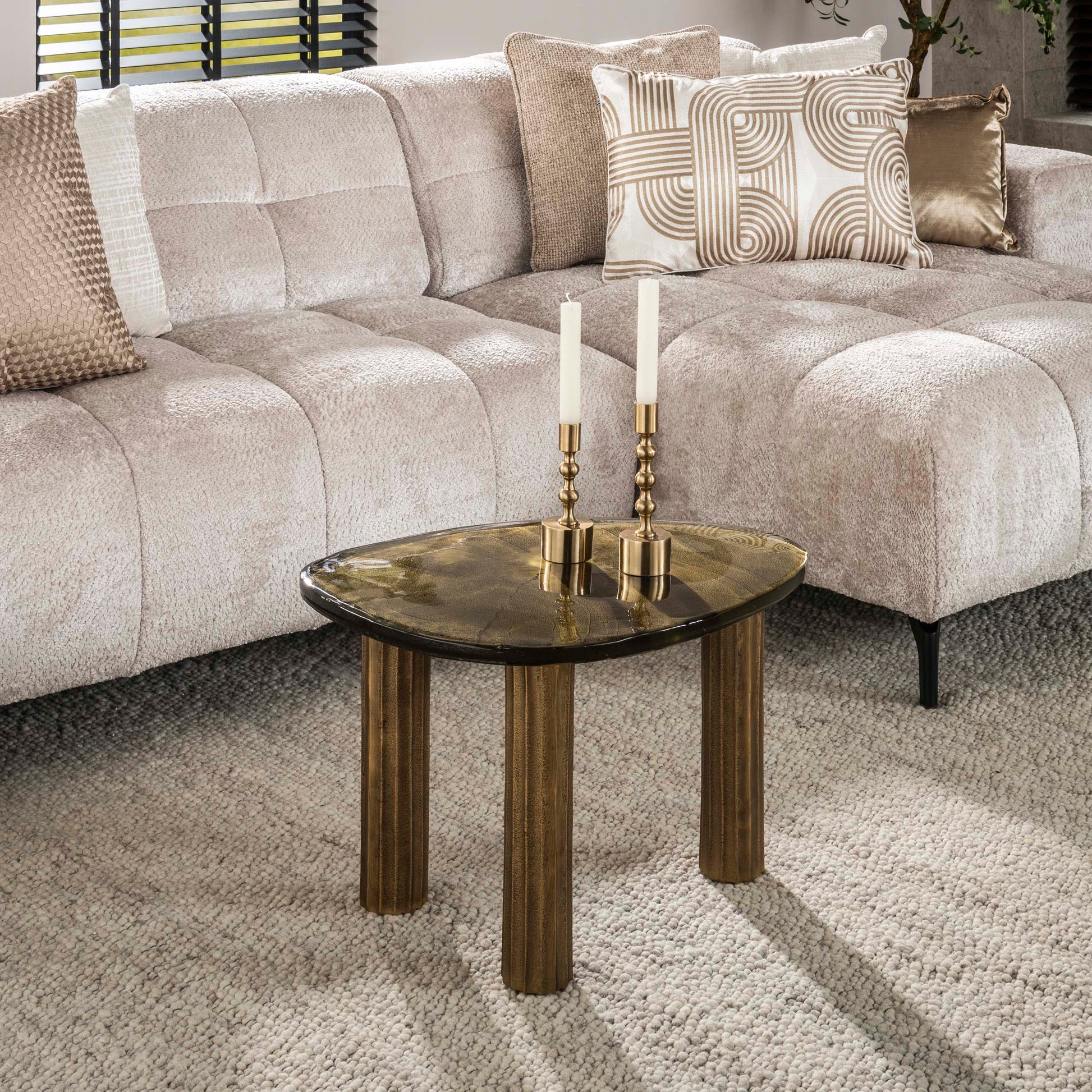 Salontafel Eclipse M / Antiek goud – afbeelding 8