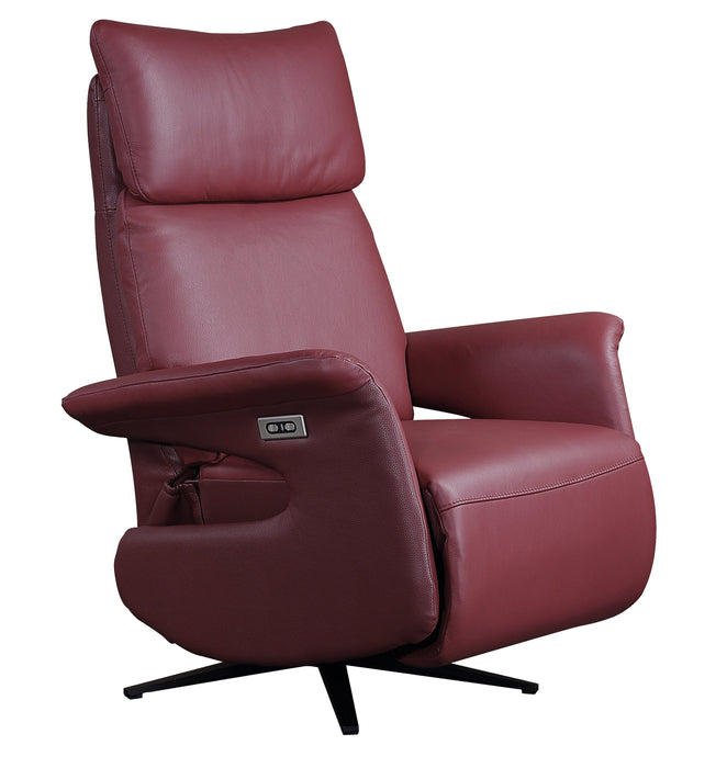 Relax met batterij leder rood - zero gravity