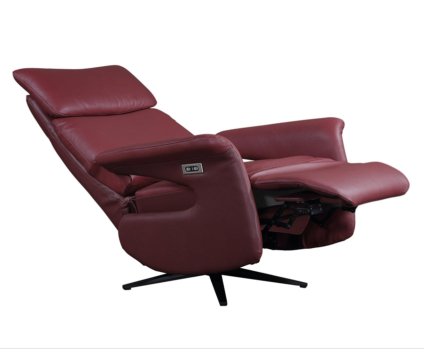 Relax met batterij leder rood - zero gravity