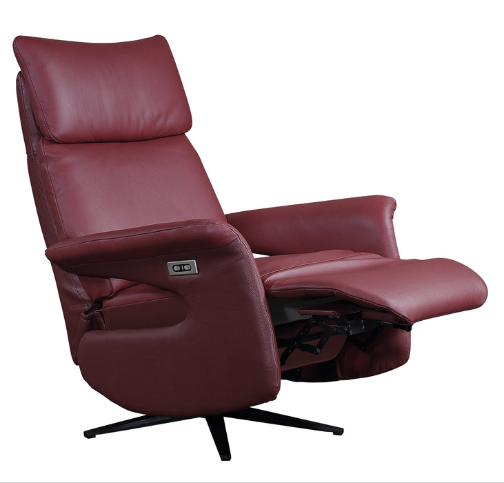 Relax met batterij leder rood - zero gravity