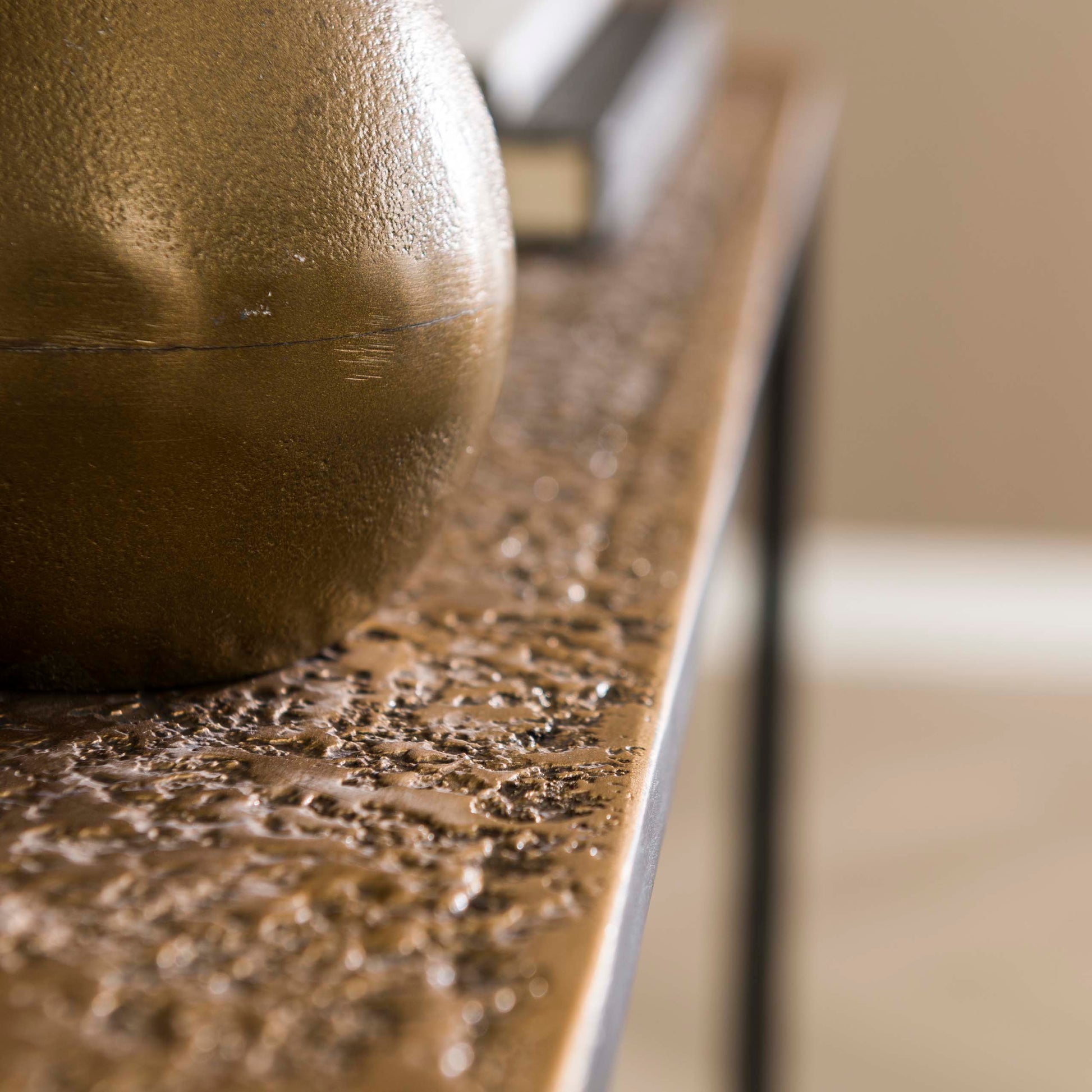 Haltafel Metallic / Antiek brons – afbeelding 2