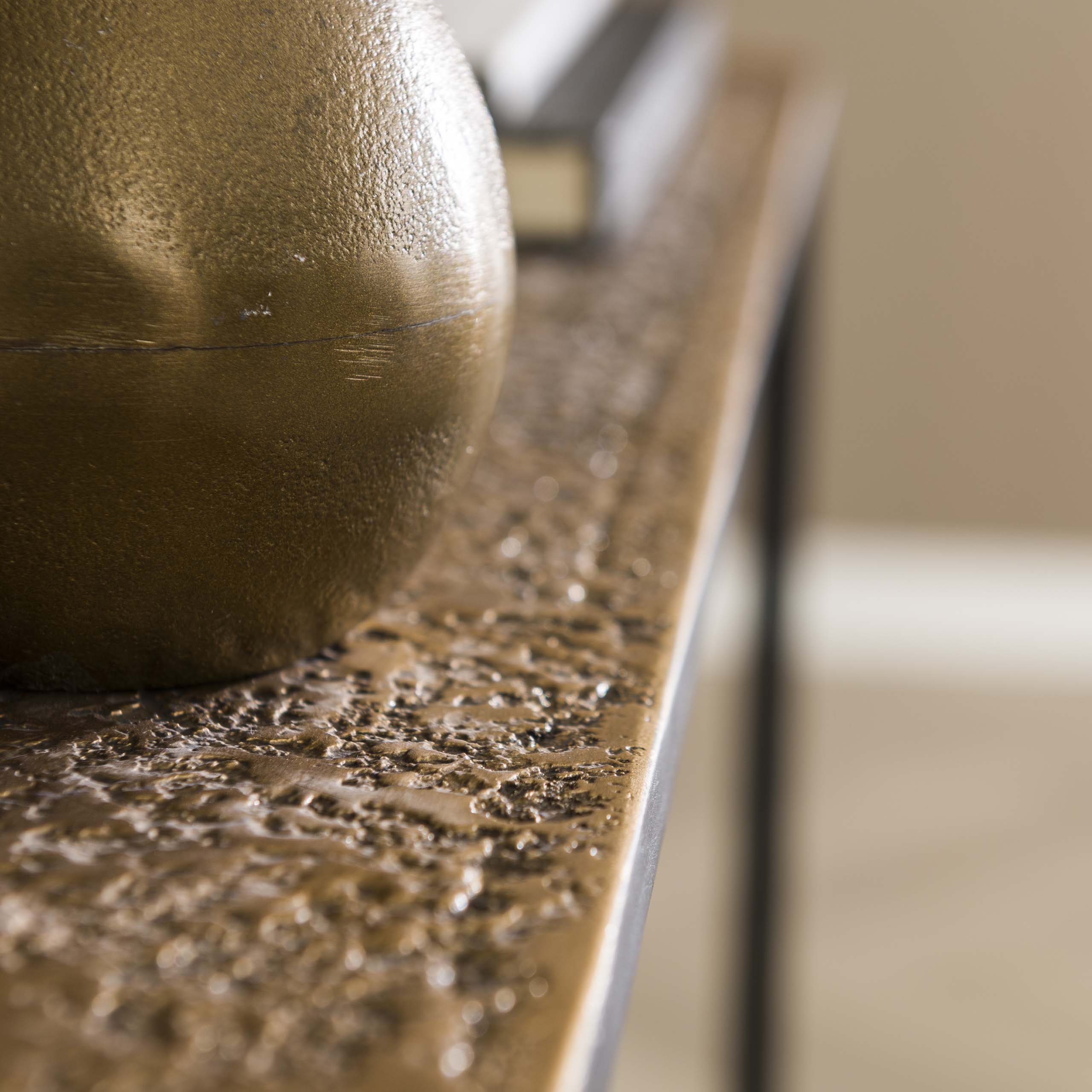 Haltafel Metallic / Antiek brons – afbeelding 2