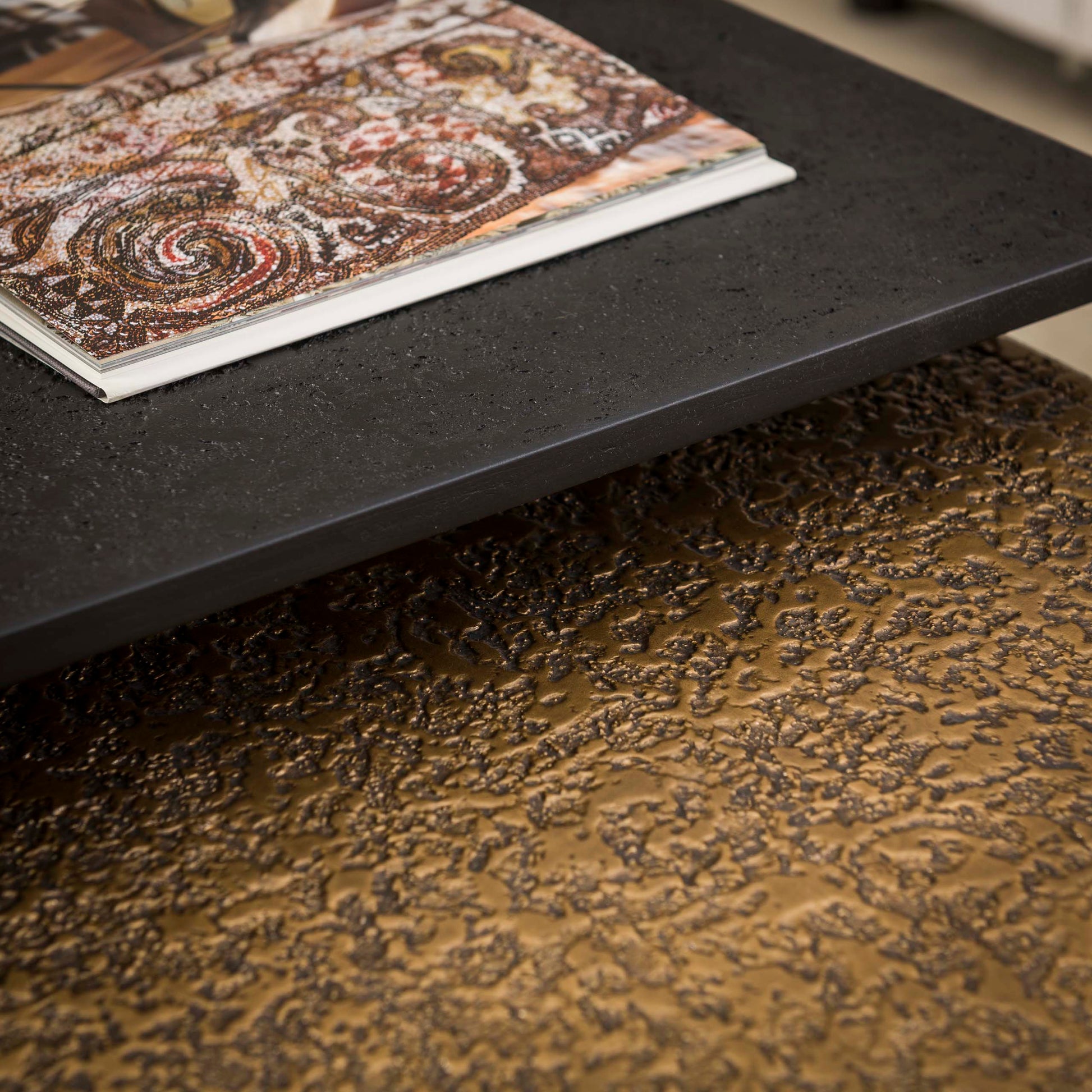 Salontafel Metallic rechthoekig set van 2 / Grijs – afbeelding 5