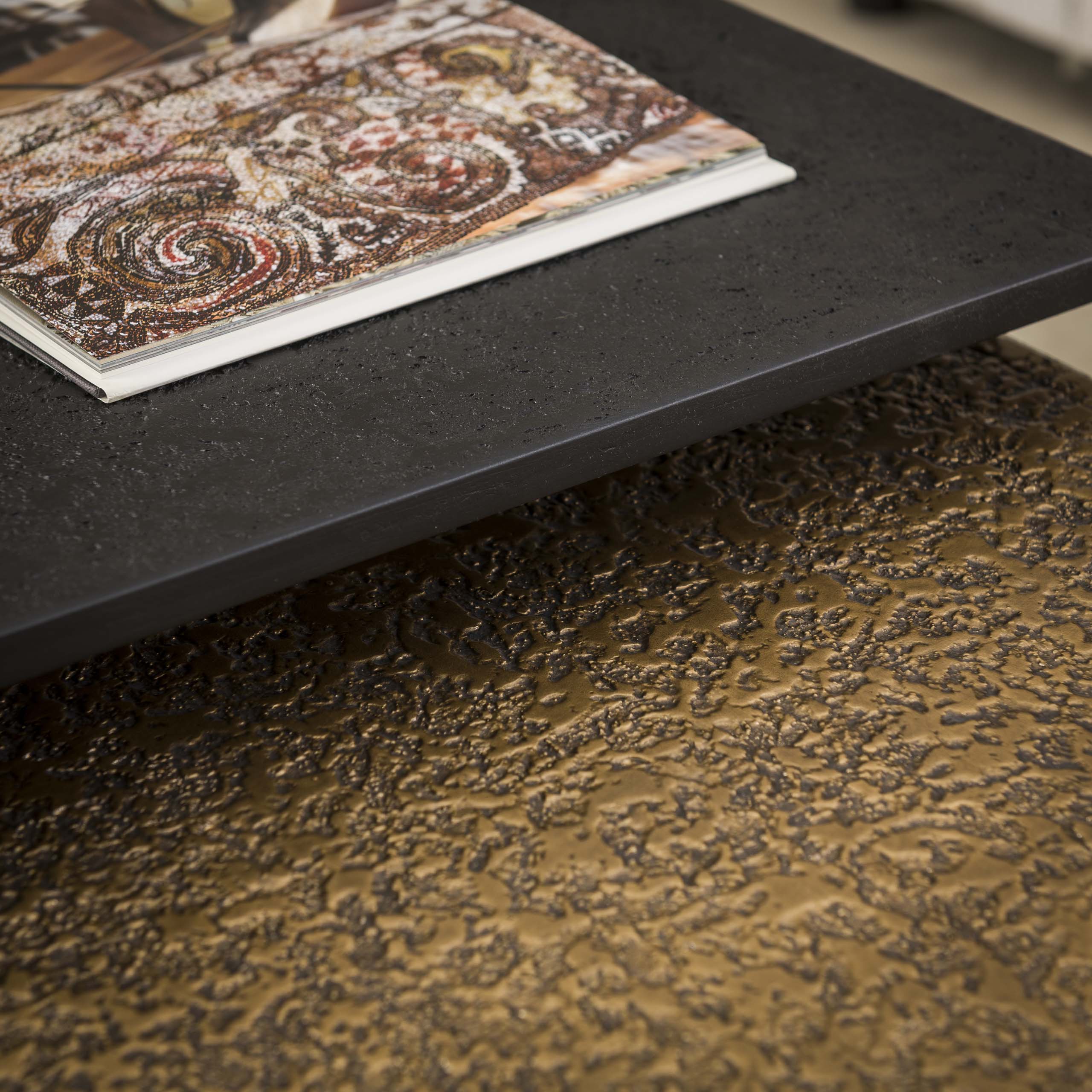 Salontafel Metallic rechthoekig set van 2 / Grijs – afbeelding 5