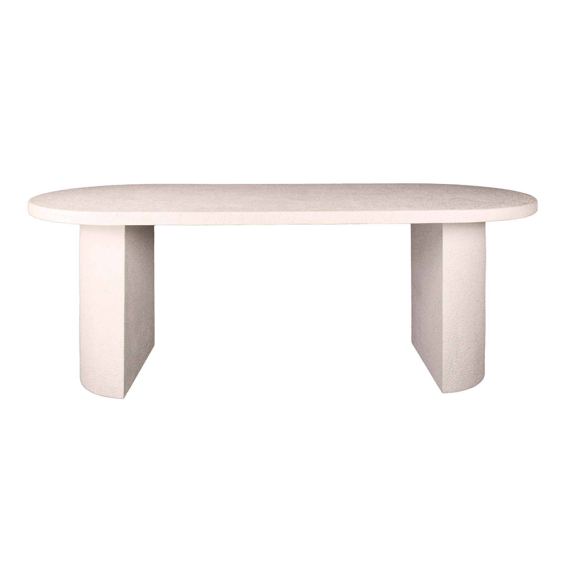 Eettafel Arch Stone plat ovaal 215cm / Marmer composiet – afbeelding 3