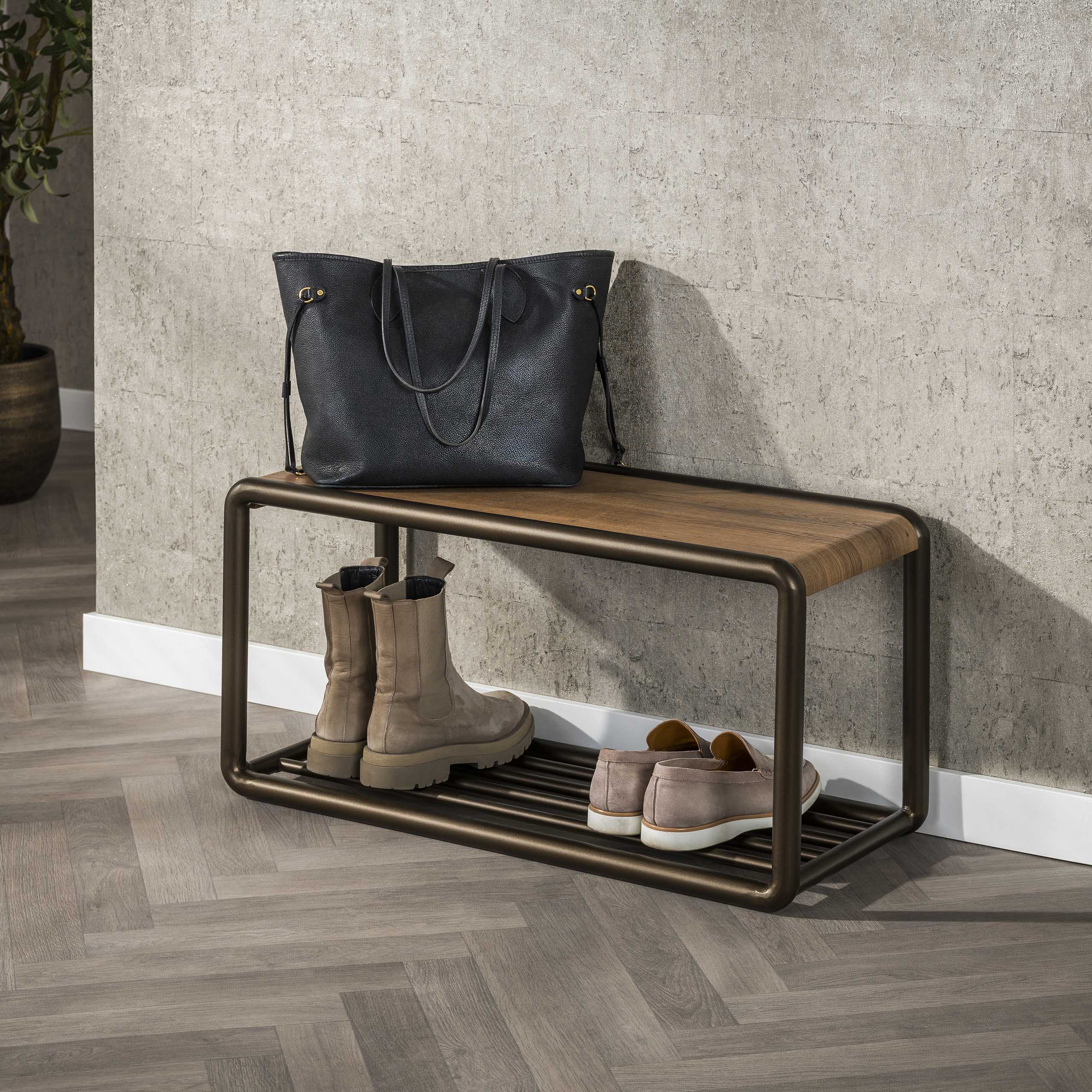 Schoenenbank Luno / Drift brown – afbeelding 1