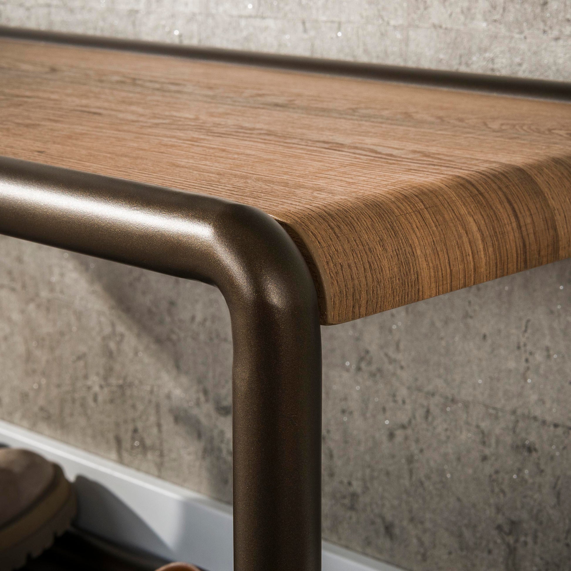 Schoenenbank Luno / Drift brown – afbeelding 3