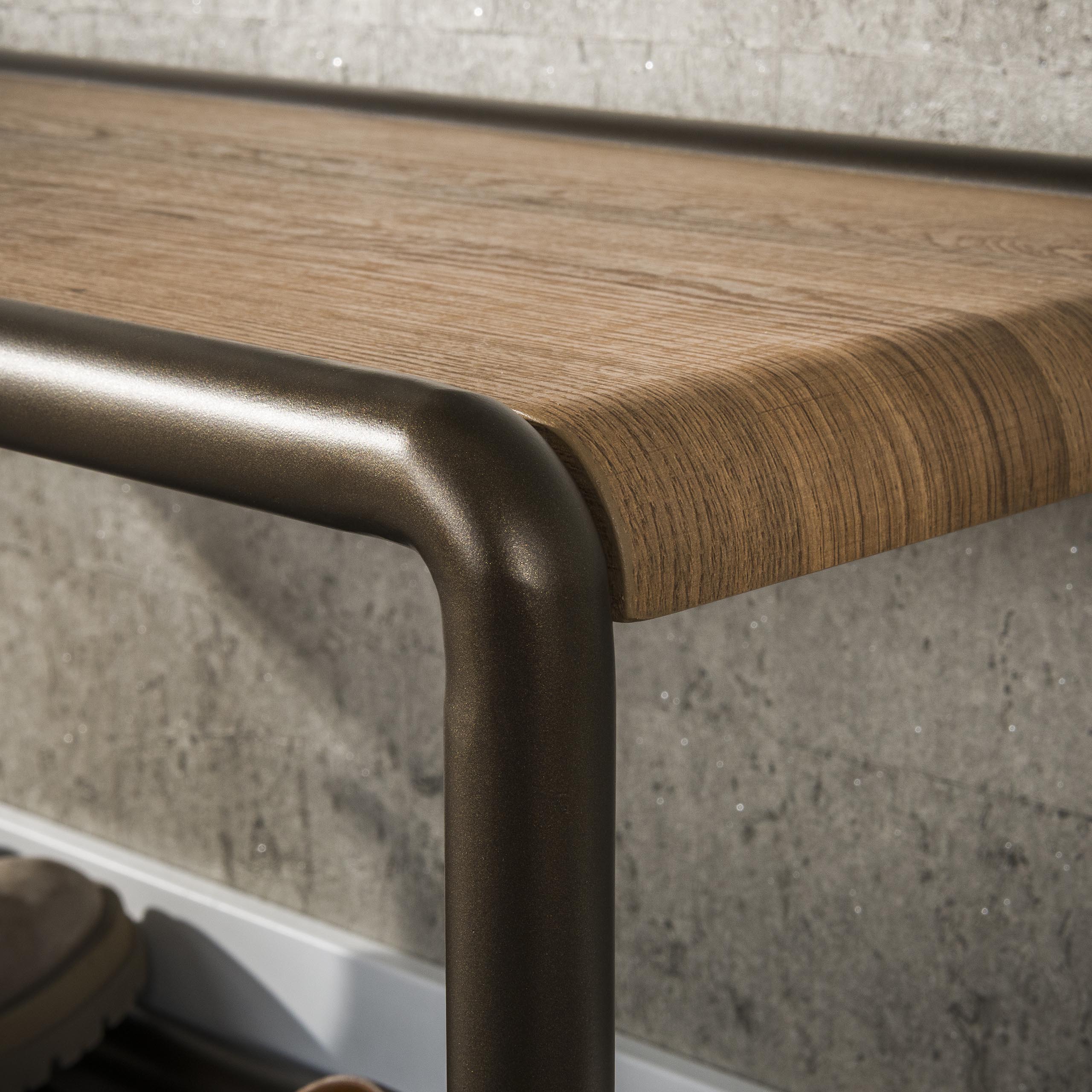 Schoenenbank Luno / Drift brown – afbeelding 3