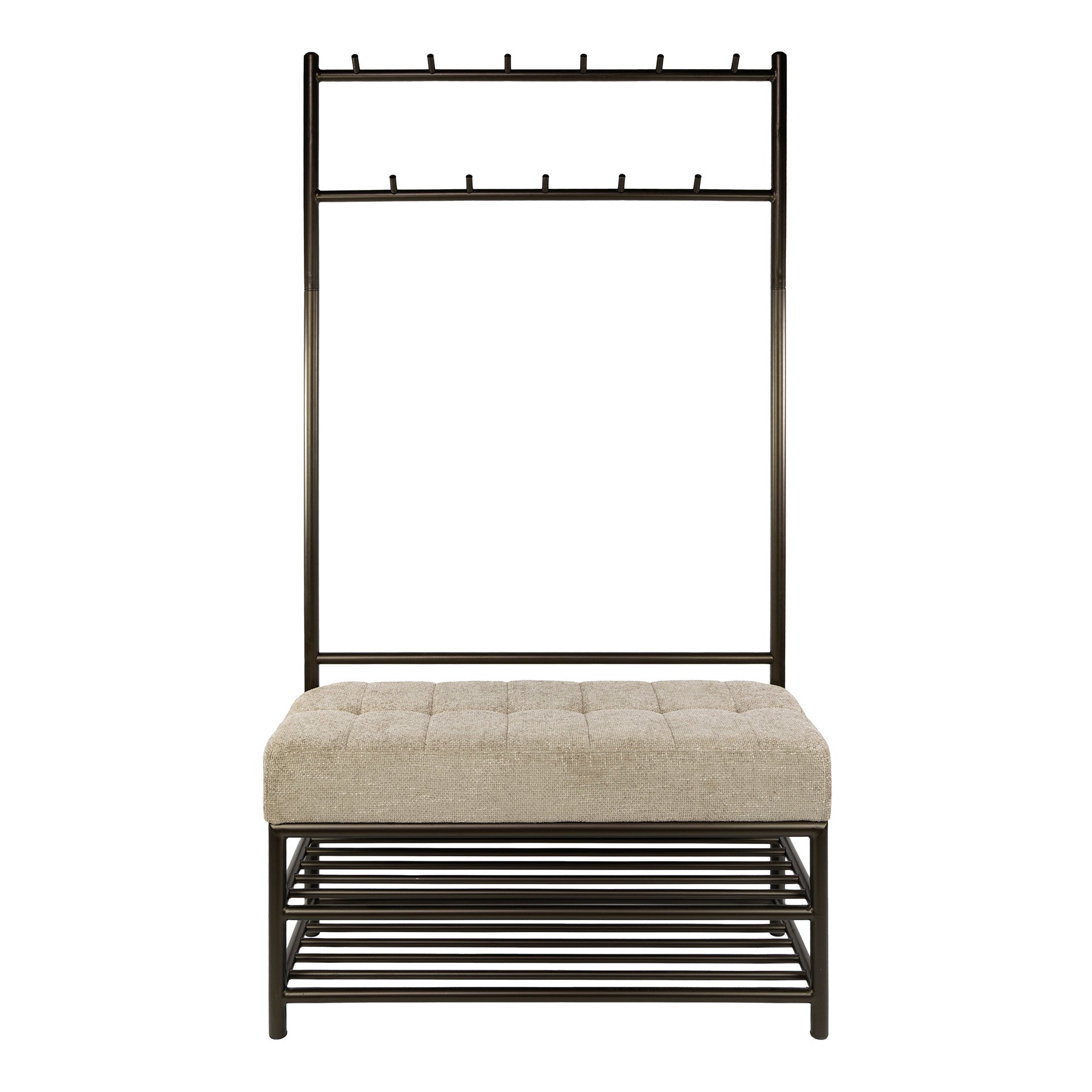Garderobebank Luno 100cm / Drift brown – afbeelding 3