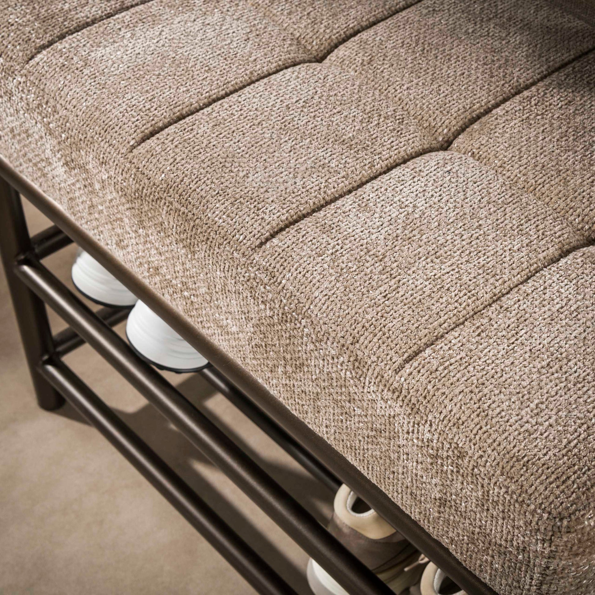 Garderobebank Luno 70cm / Drift brown – afbeelding 2