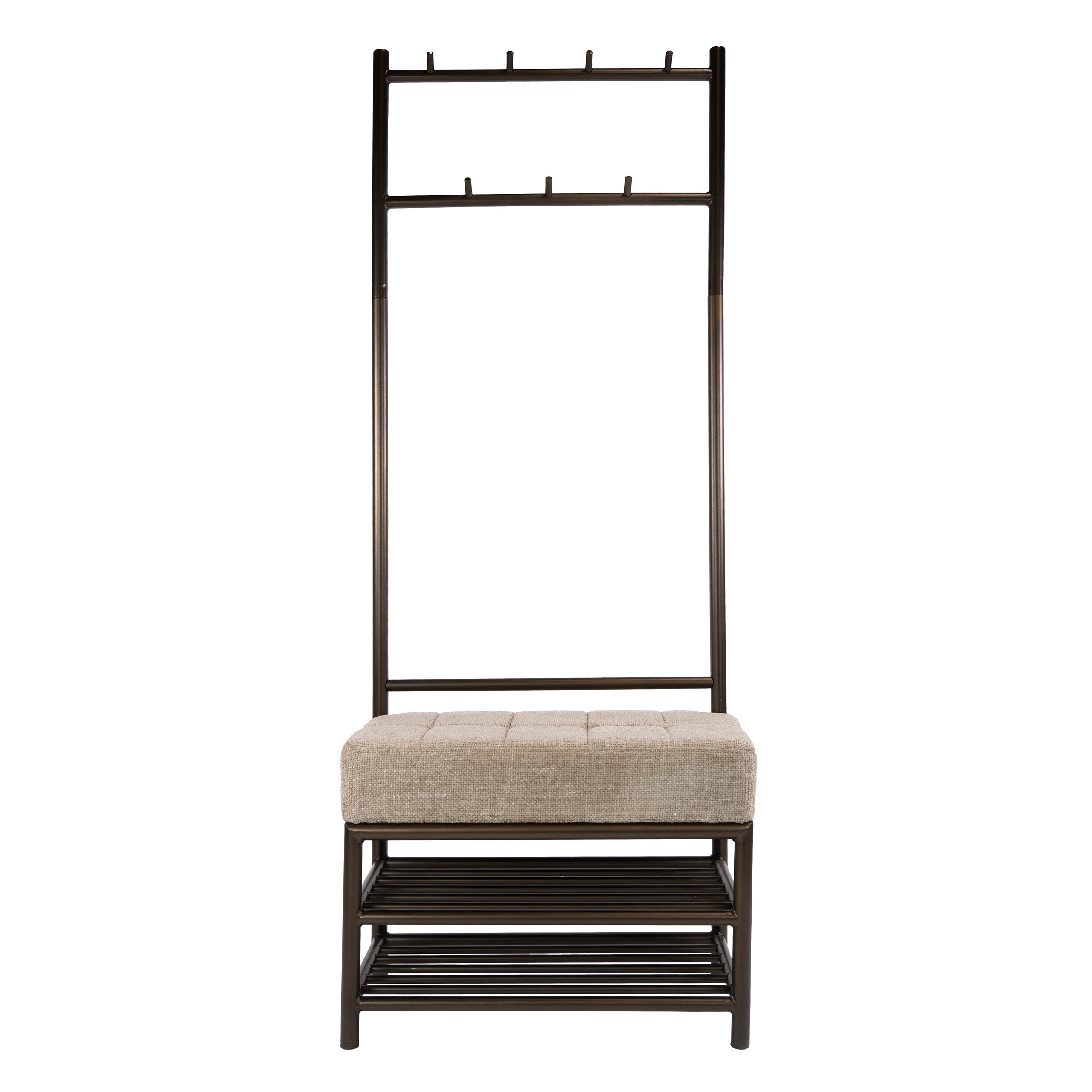Garderobebank Luno 70cm / Drift brown – afbeelding 3