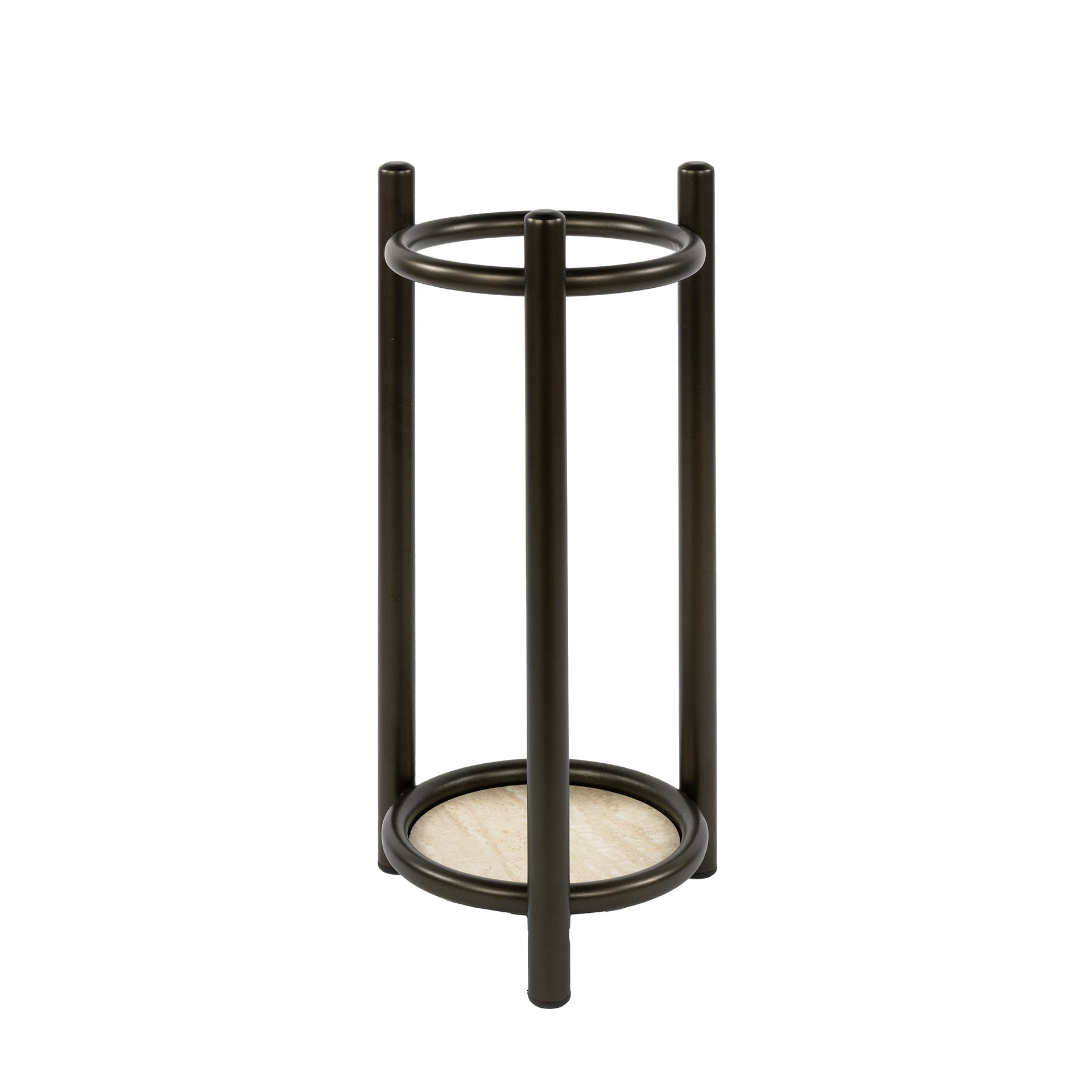 Paraplubak Luno rond / Drift brown – afbeelding 3