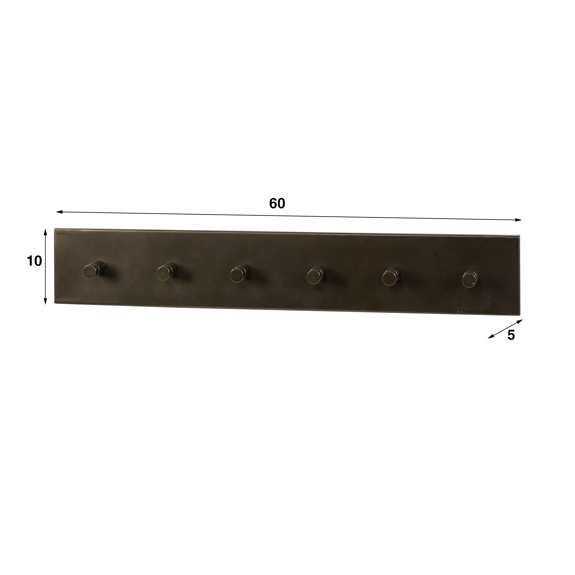 Kapstok Terra 6 haken / Drift brown – afbeelding 4