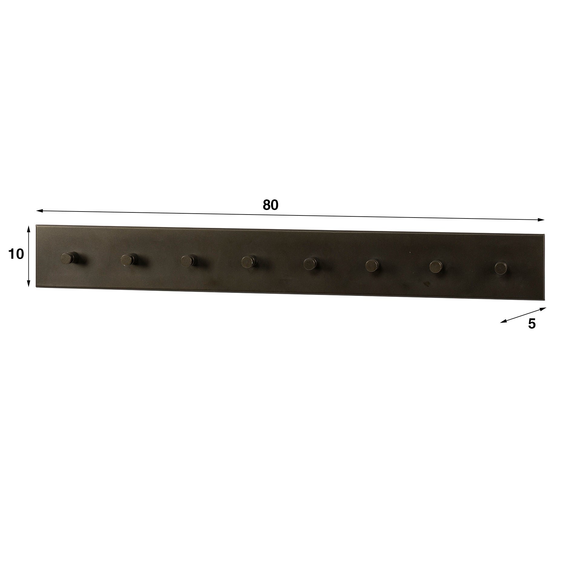 Kapstok Terra 8 haken / Drift brown – afbeelding 4