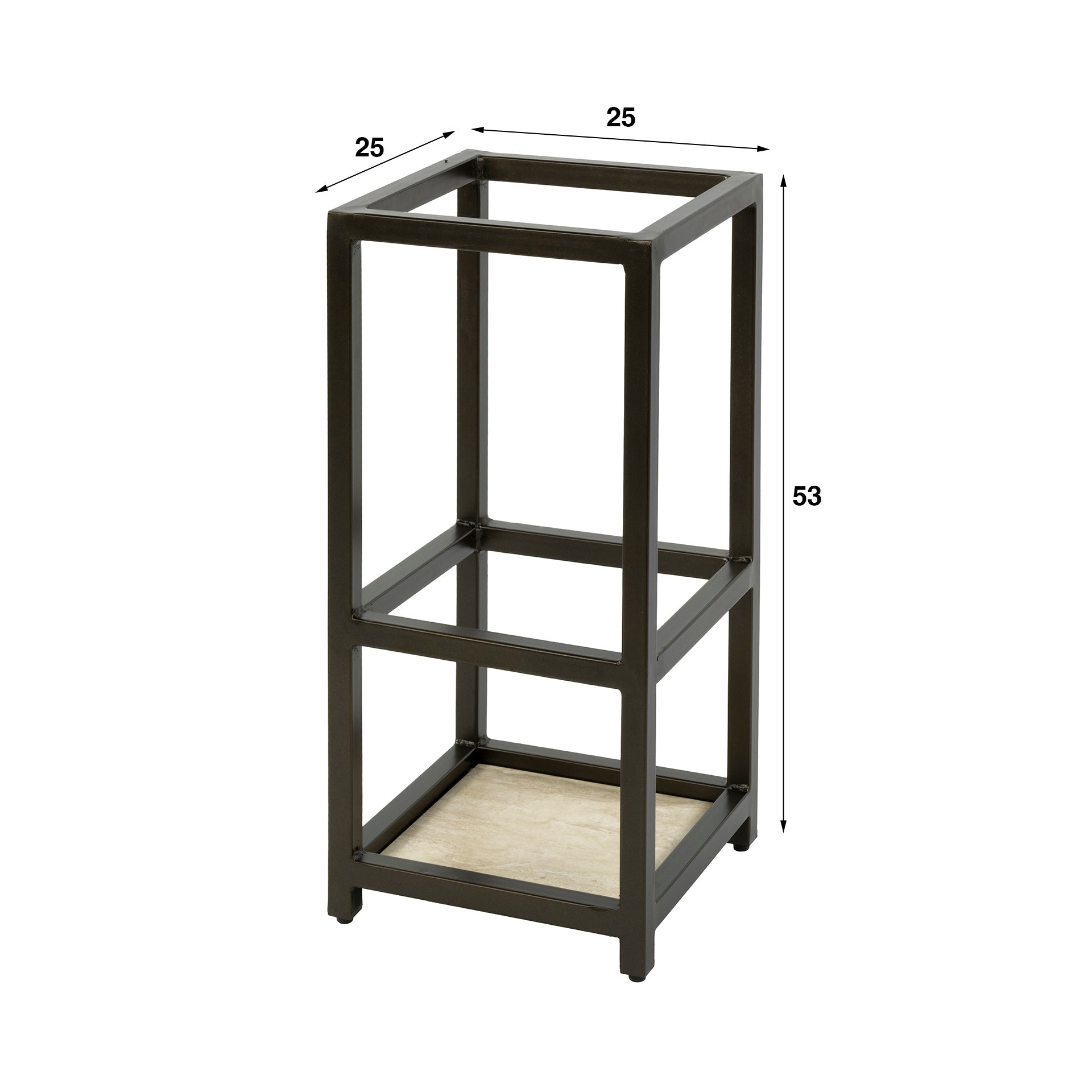 Paraplubak Terra vierkant / Drift brown – afbeelding 4