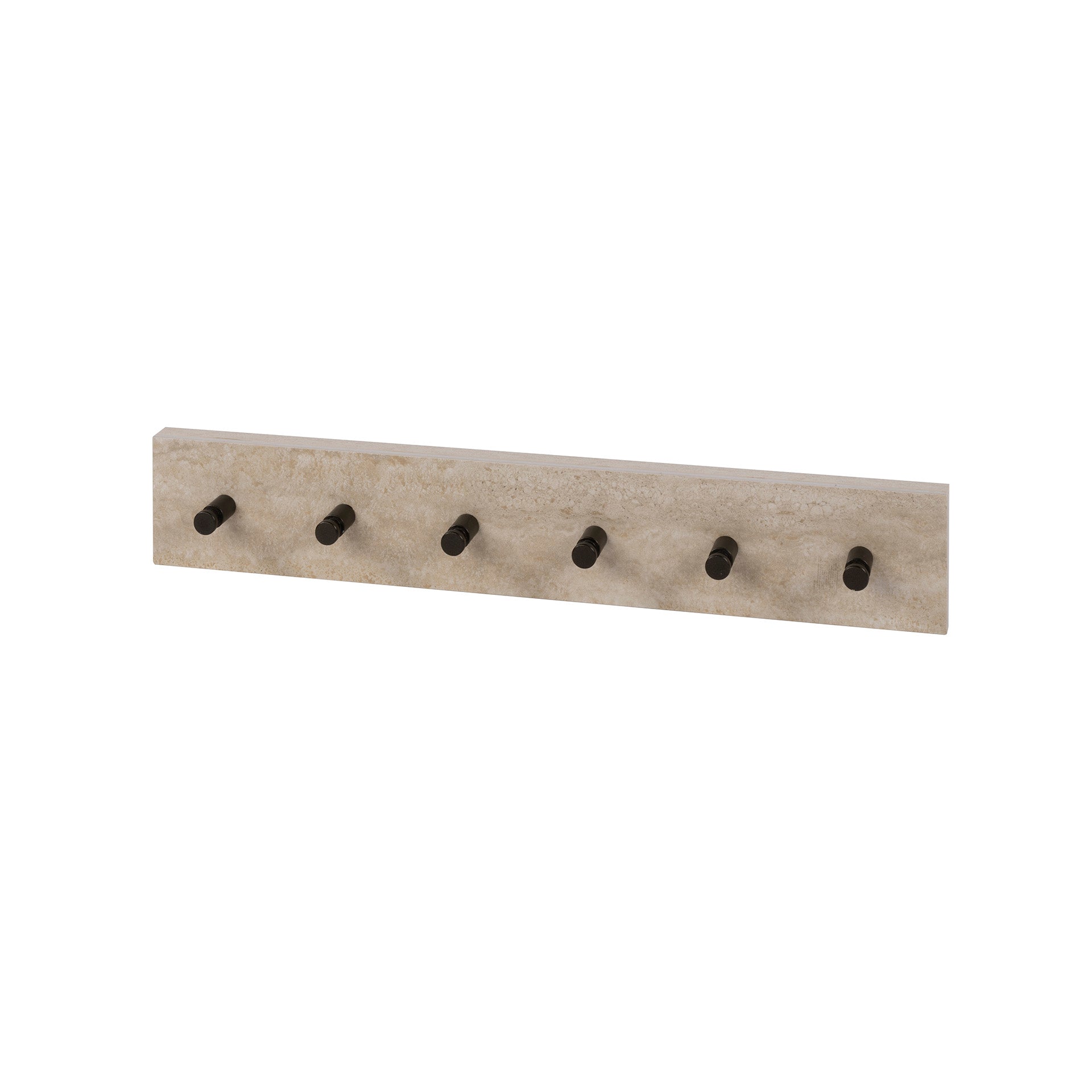 Kapstok Travino 6 haken / Keramiek travertin – afbeelding 3