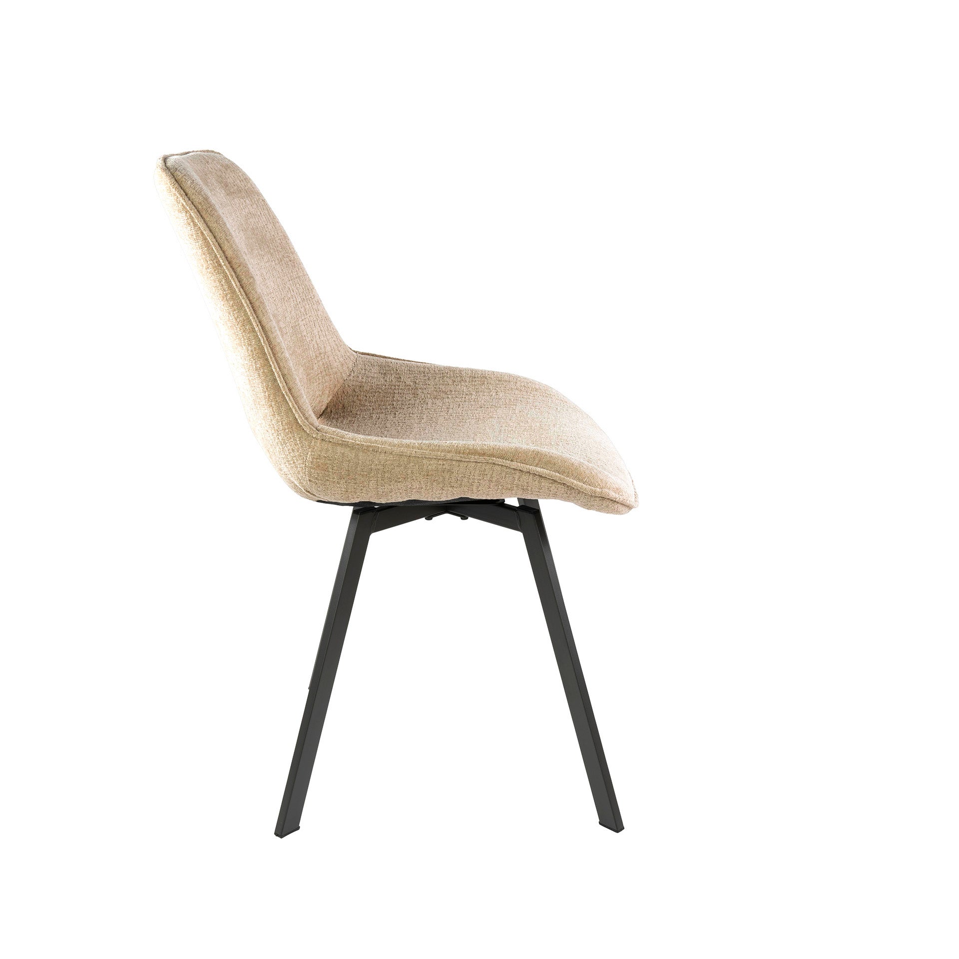 Stoel Swivel draaibaar verpakt per 4 / Jaroq zand – afbeelding 7